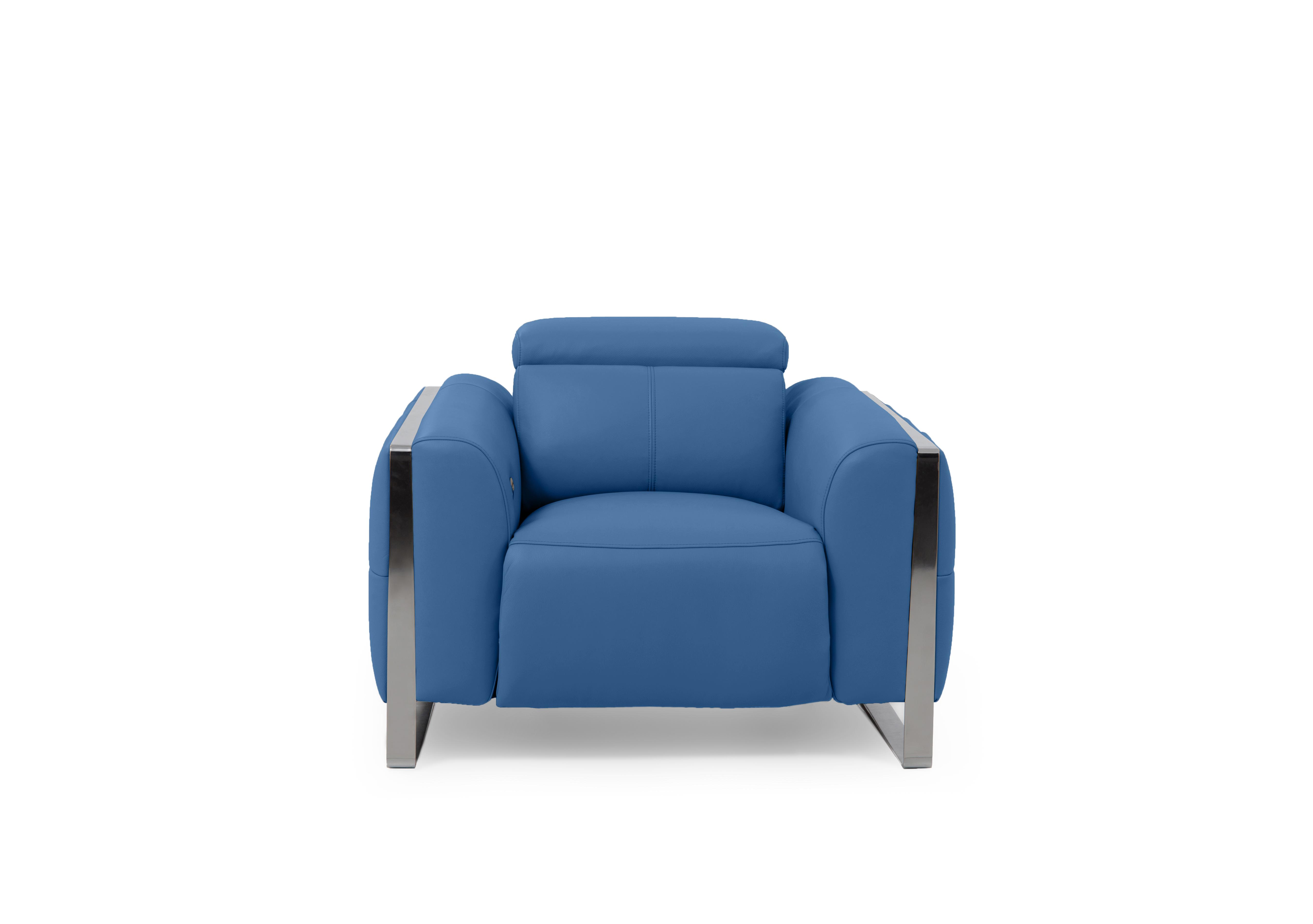 Gisella Leather Chair in Cat-40/12 Aegean on Furniture Village