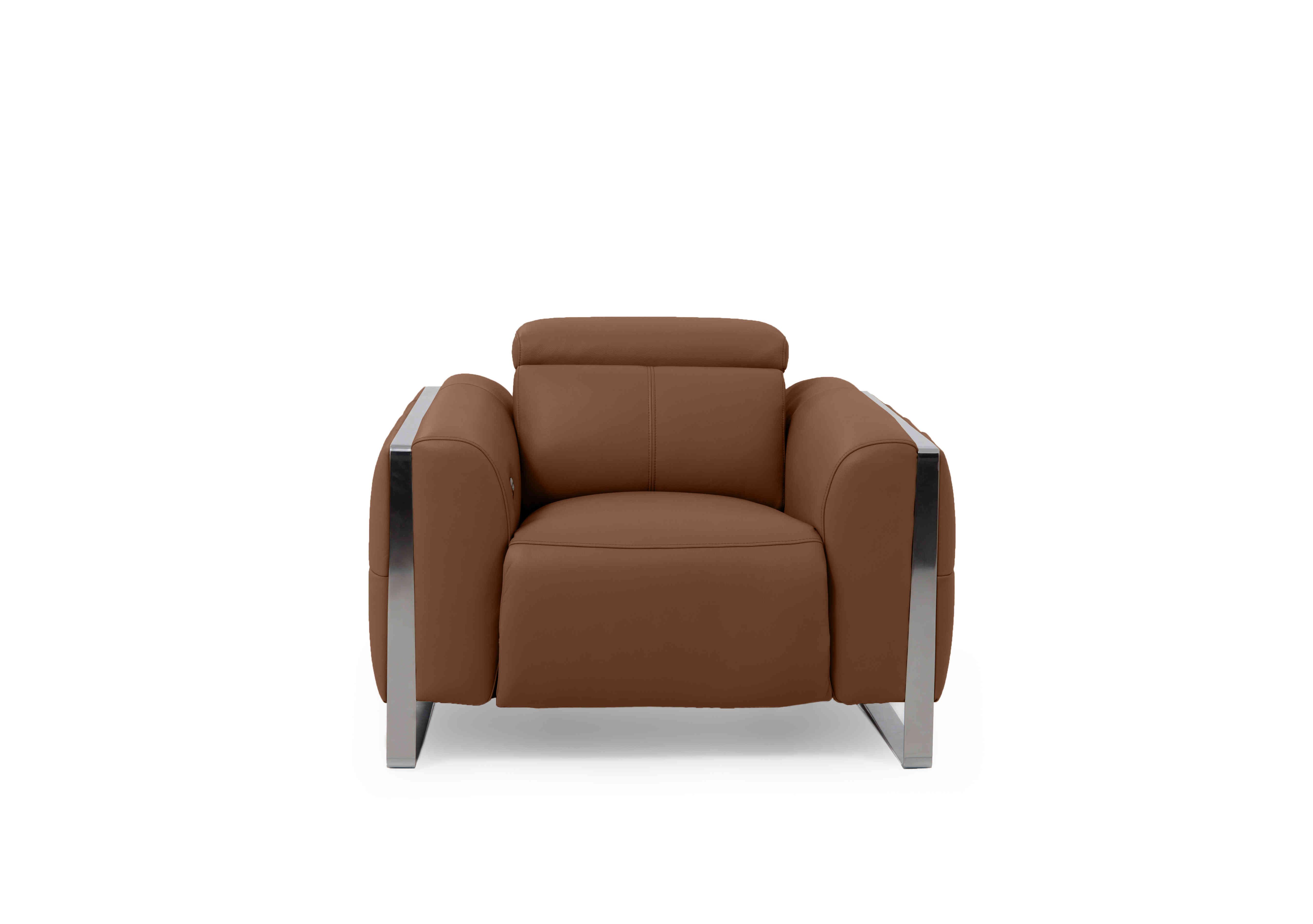 Gisella Leather Chair in Cat-60/07 Butterscotch on Furniture Village