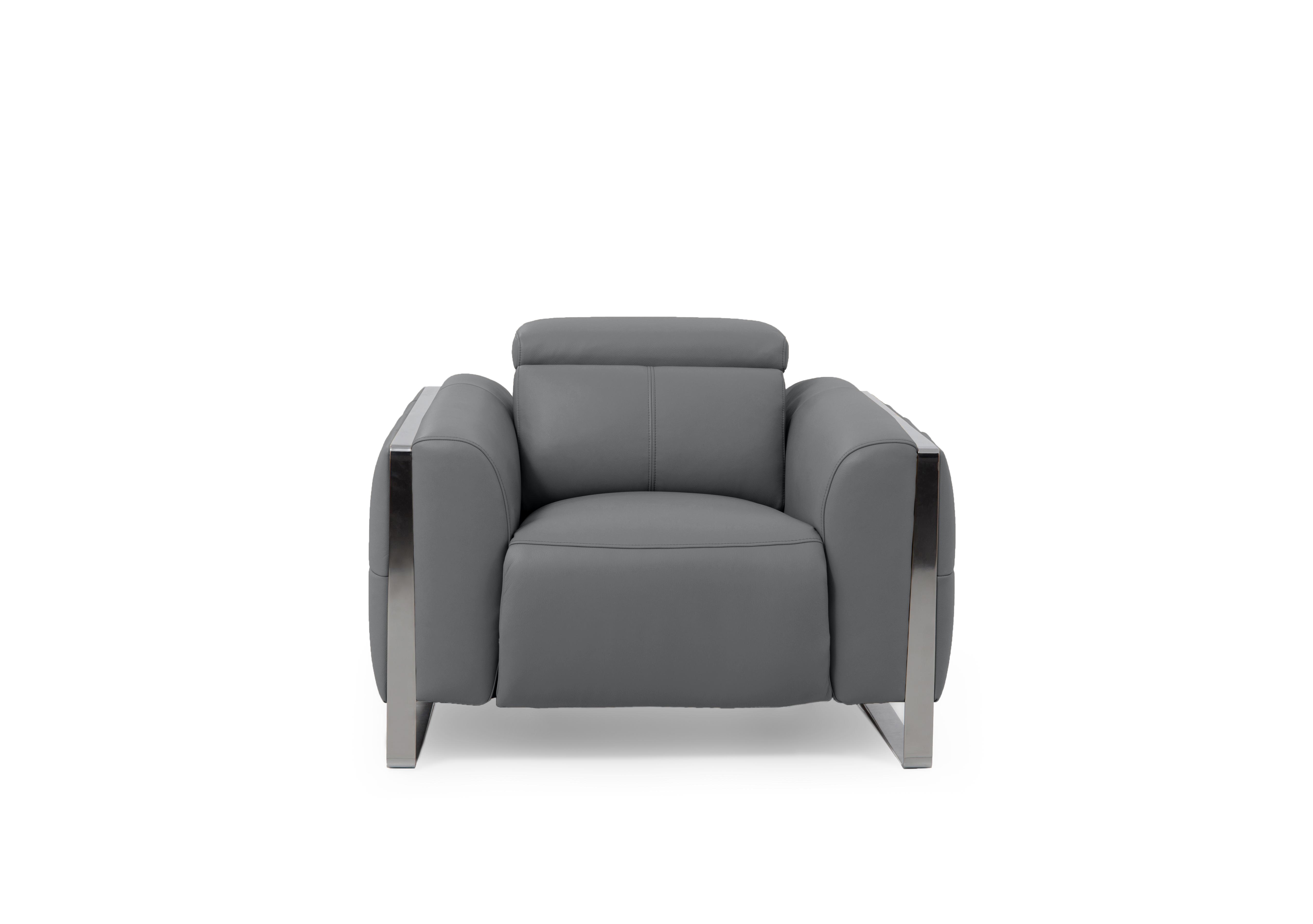 Gisella Leather Chair in Cat-60/33 Granite on Furniture Village