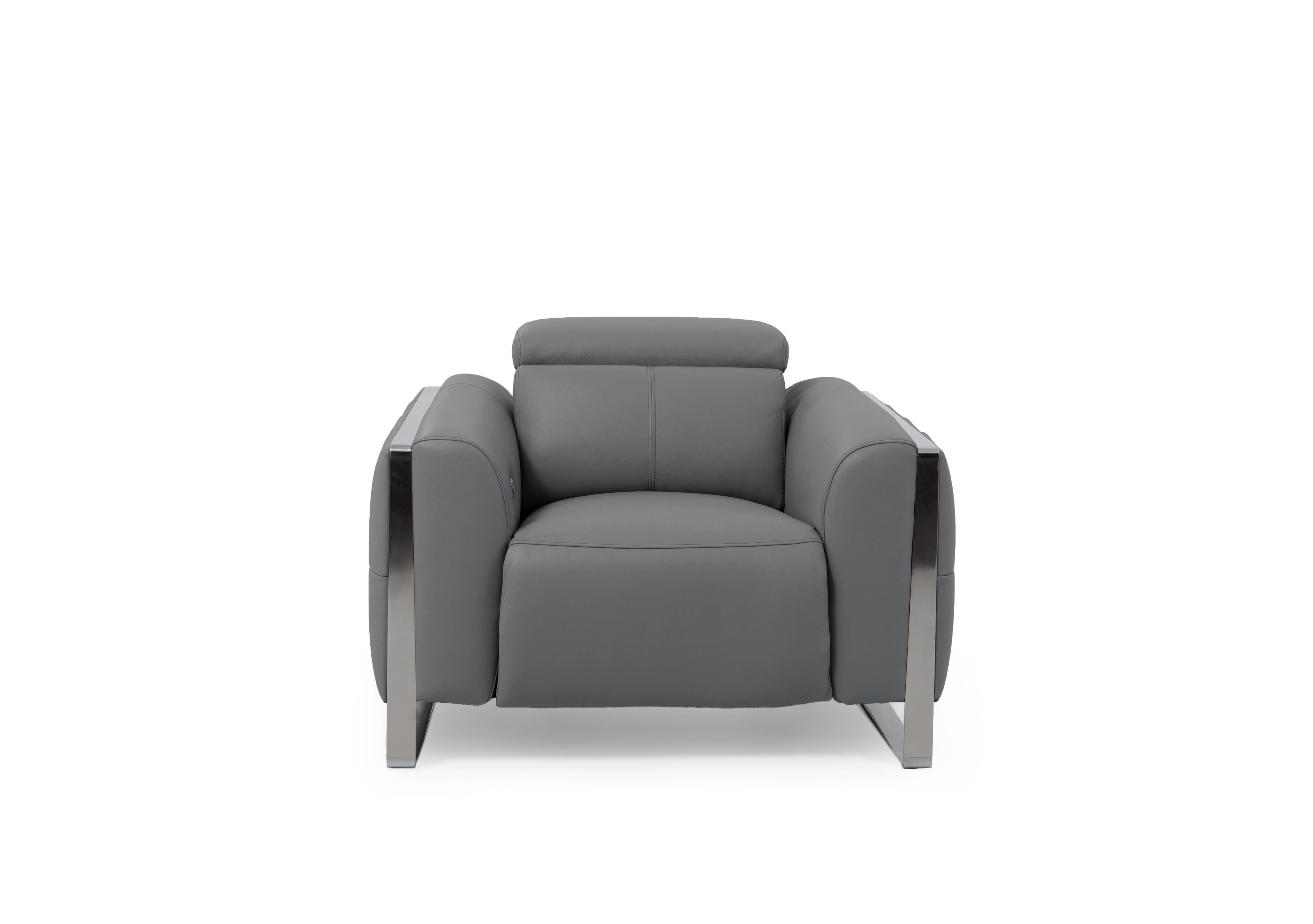 Gisella Leather Chair in Cat-60/33 Granite on Furniture Village