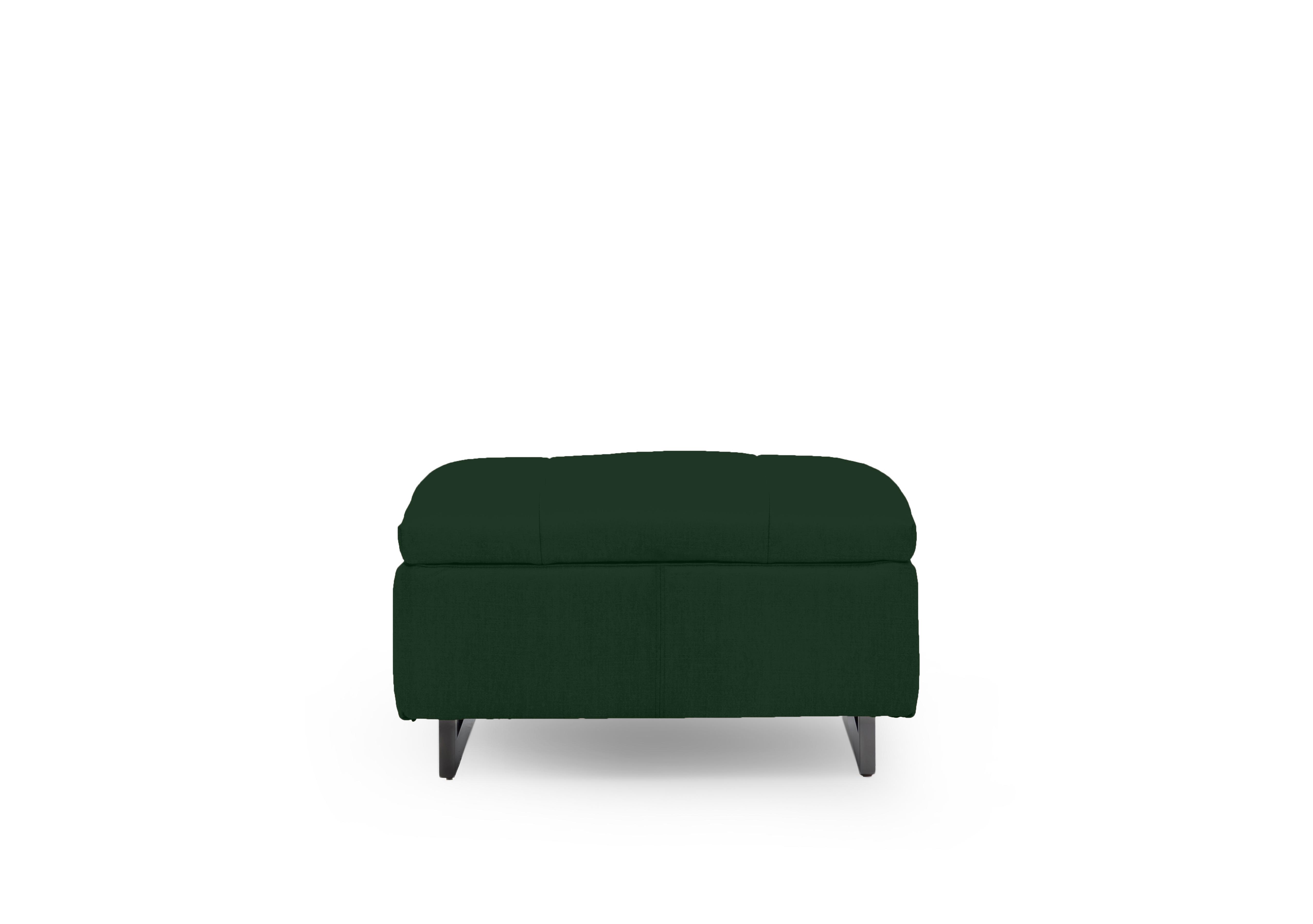Gisella Fabric Large Footstool in Opulence Bottle Green 51011 on Furniture Village