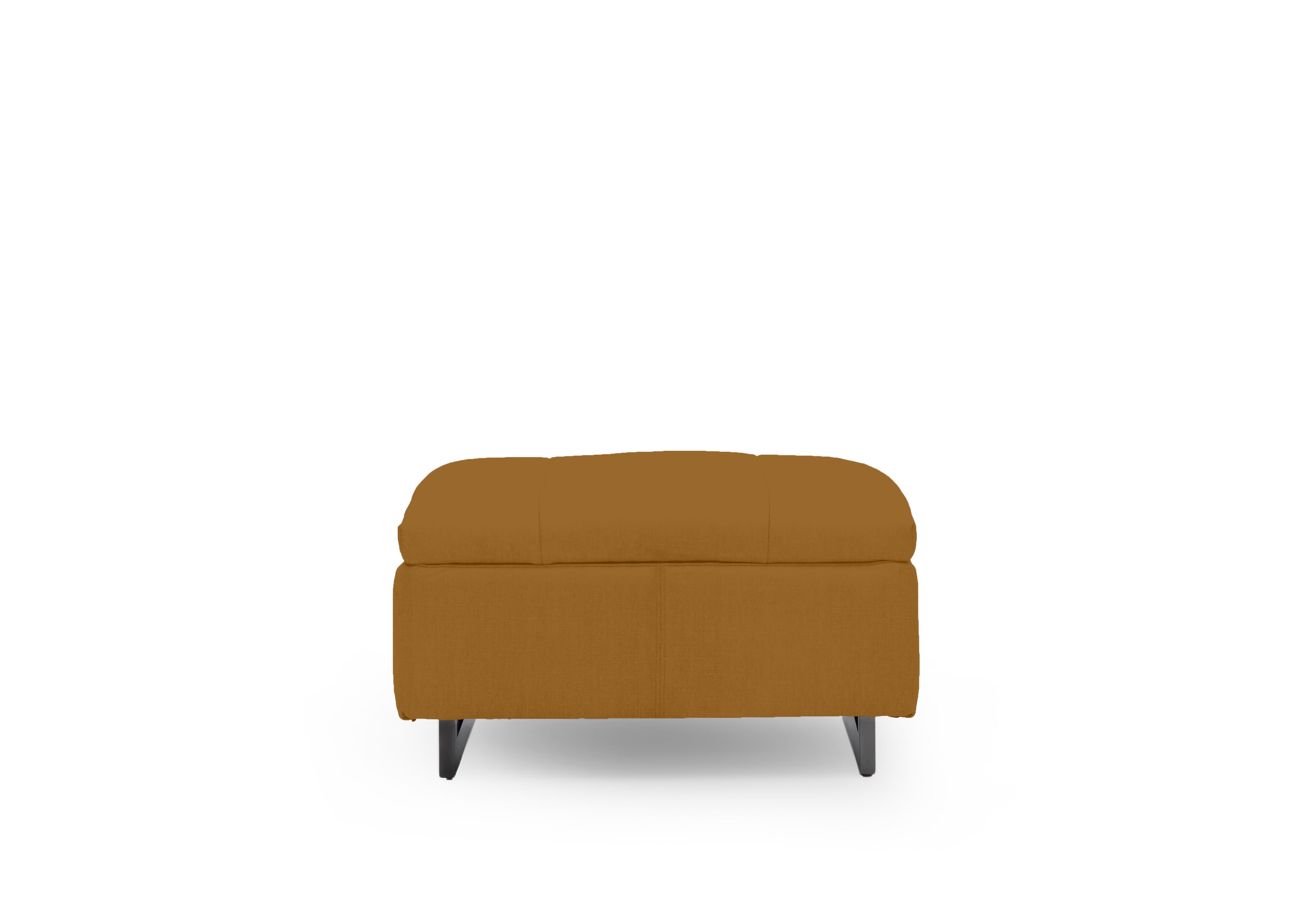 Gisella Fabric Large Footstool in Opulence Saffron 51009 on Furniture Village