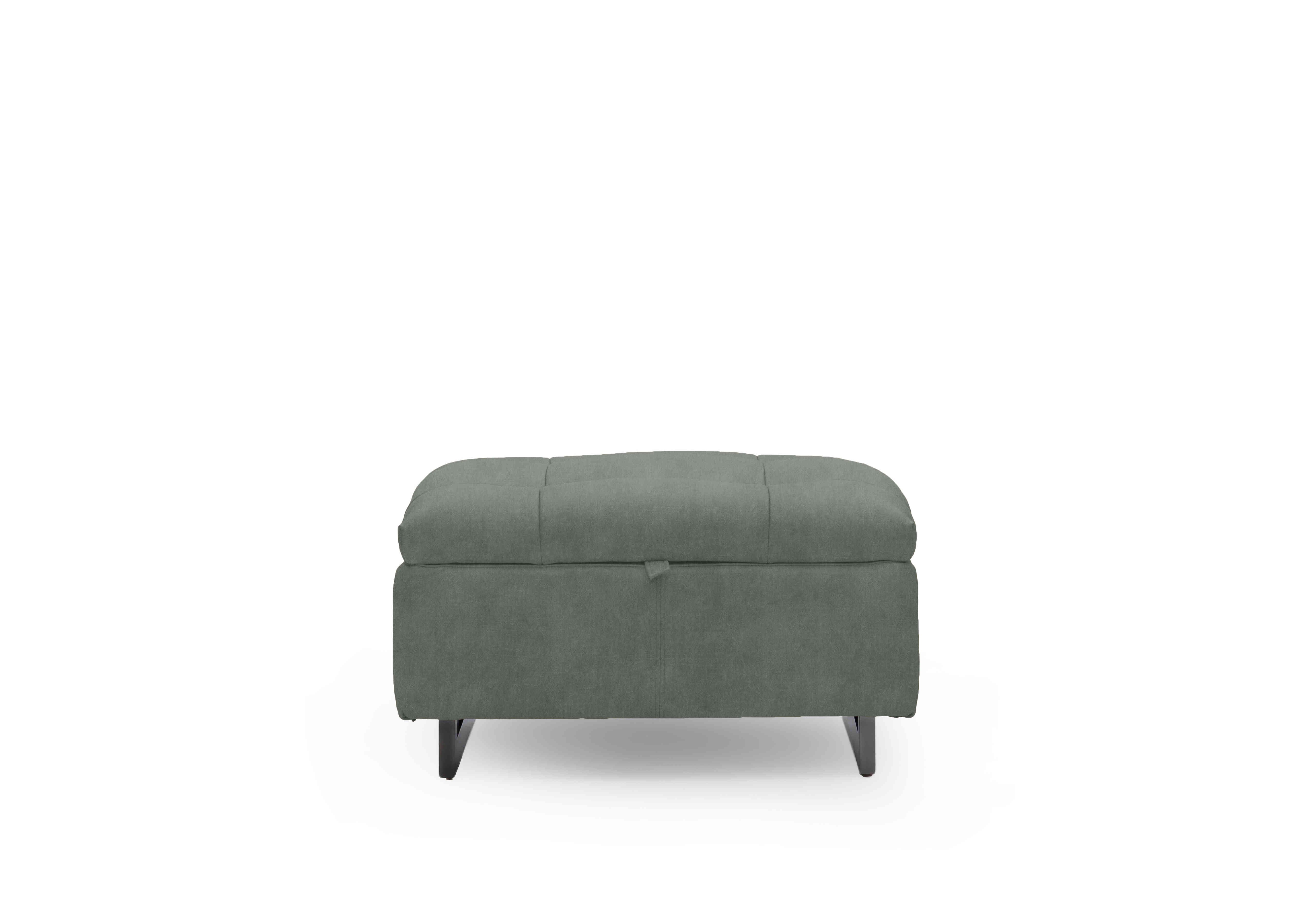 Gisella Fabric Storage Footstool in Dexter Fern 43514 on Furniture Village
