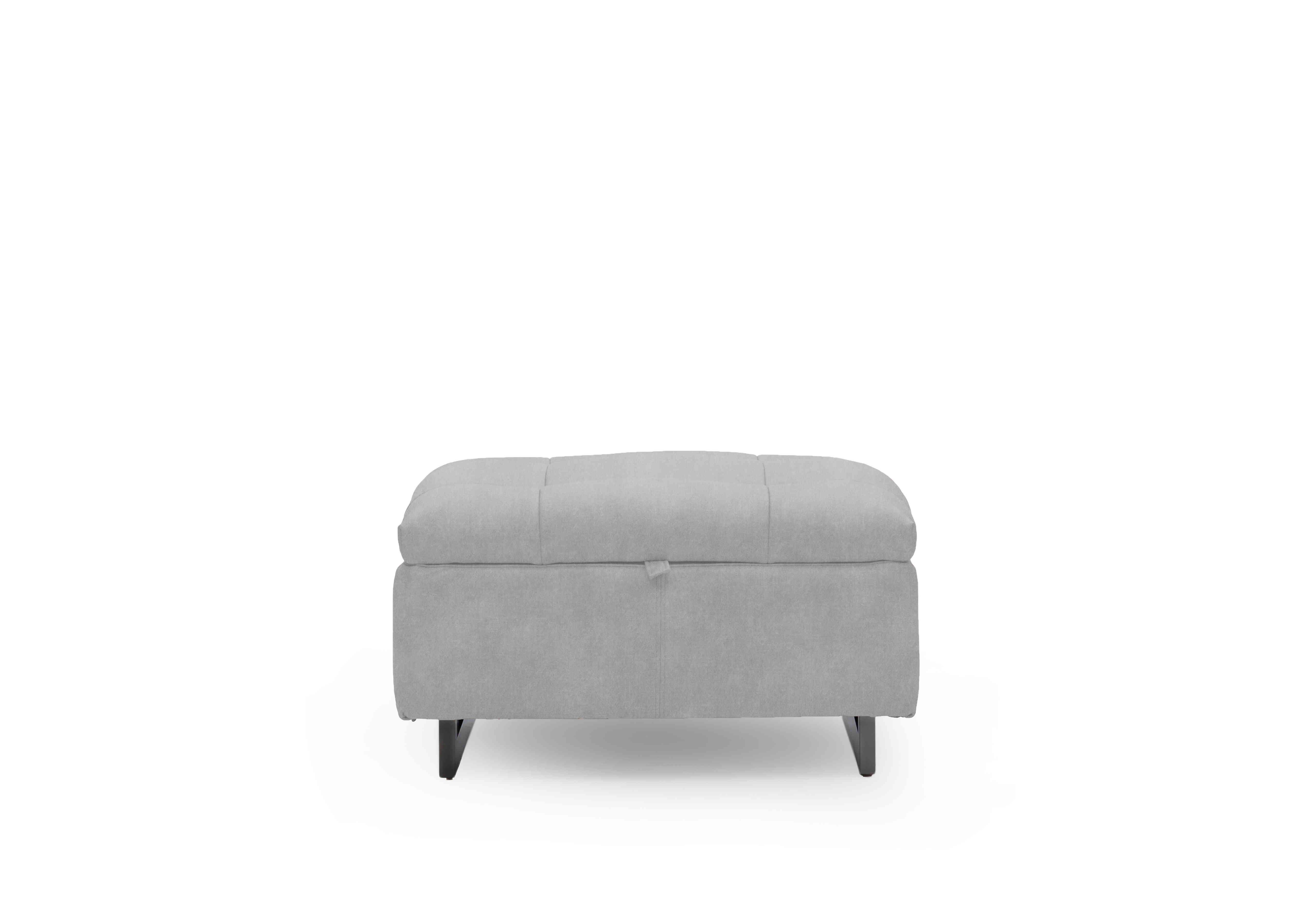 Gisella Fabric Storage Footstool in Dexter Smoke 43516 on Furniture Village