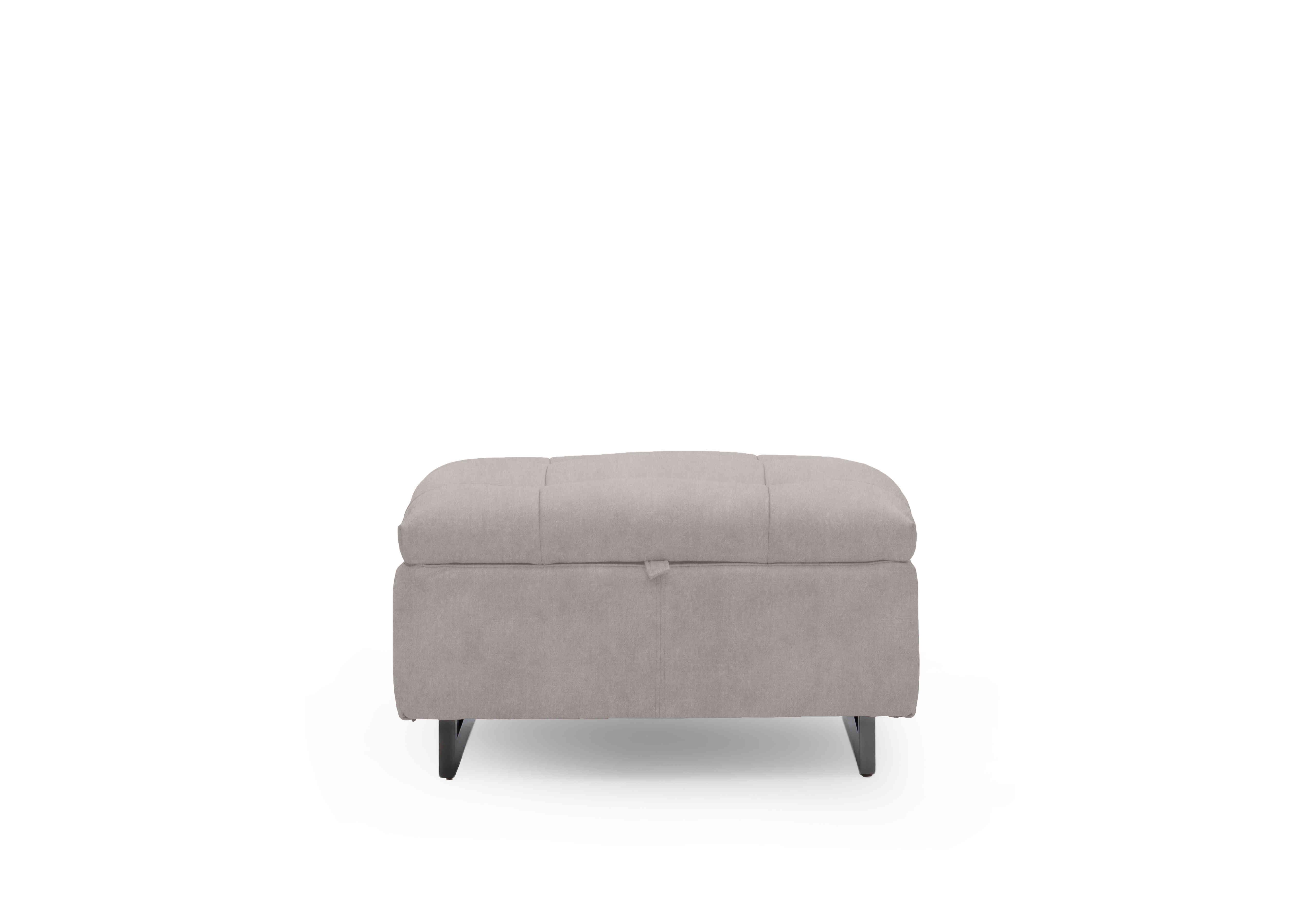 Gisella Fabric Storage Footstool in Dexter Stone 43502 on Furniture Village