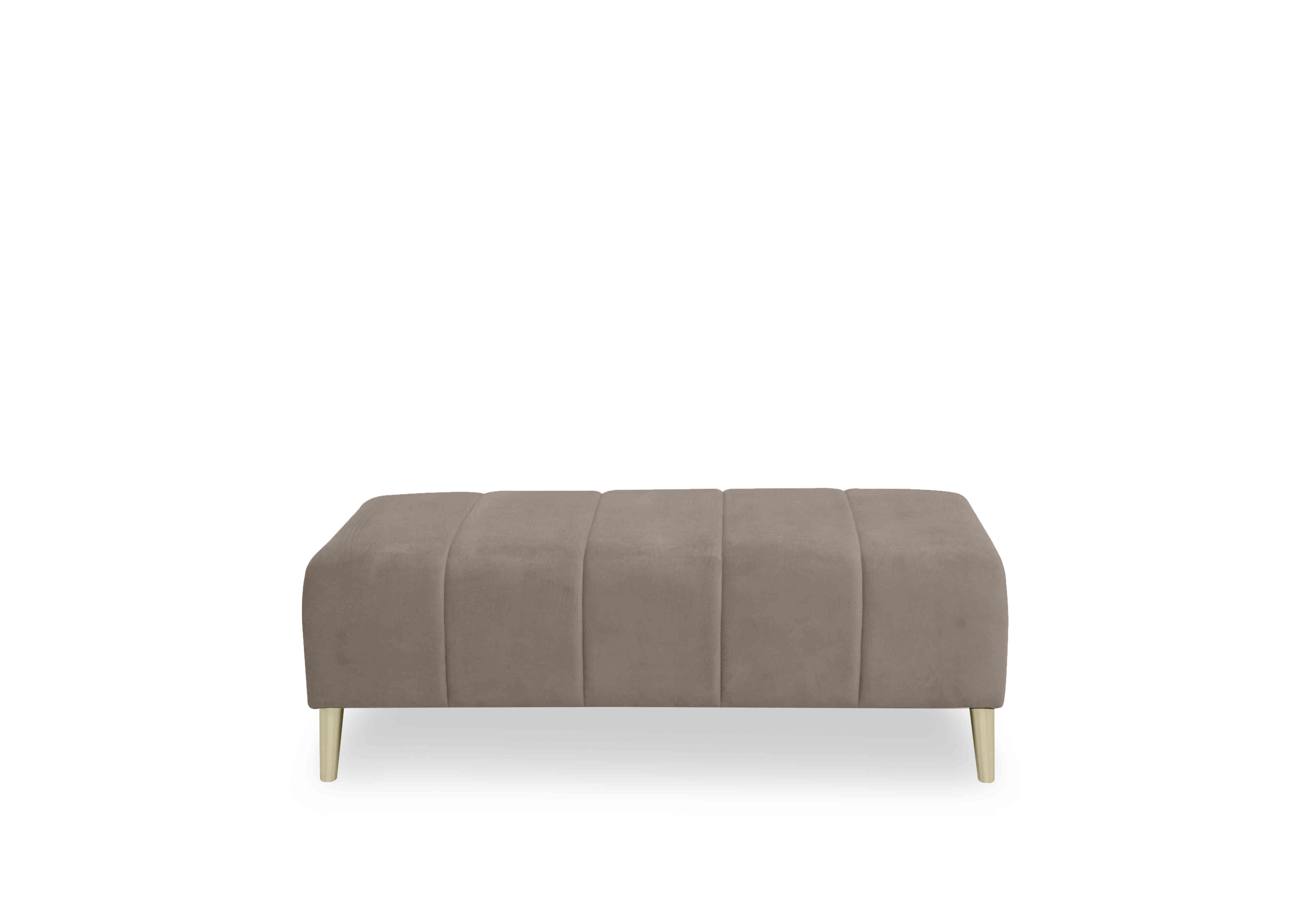 Helena Bench Stool in Pluto Mole Gold T Gold Ft on Furniture Village