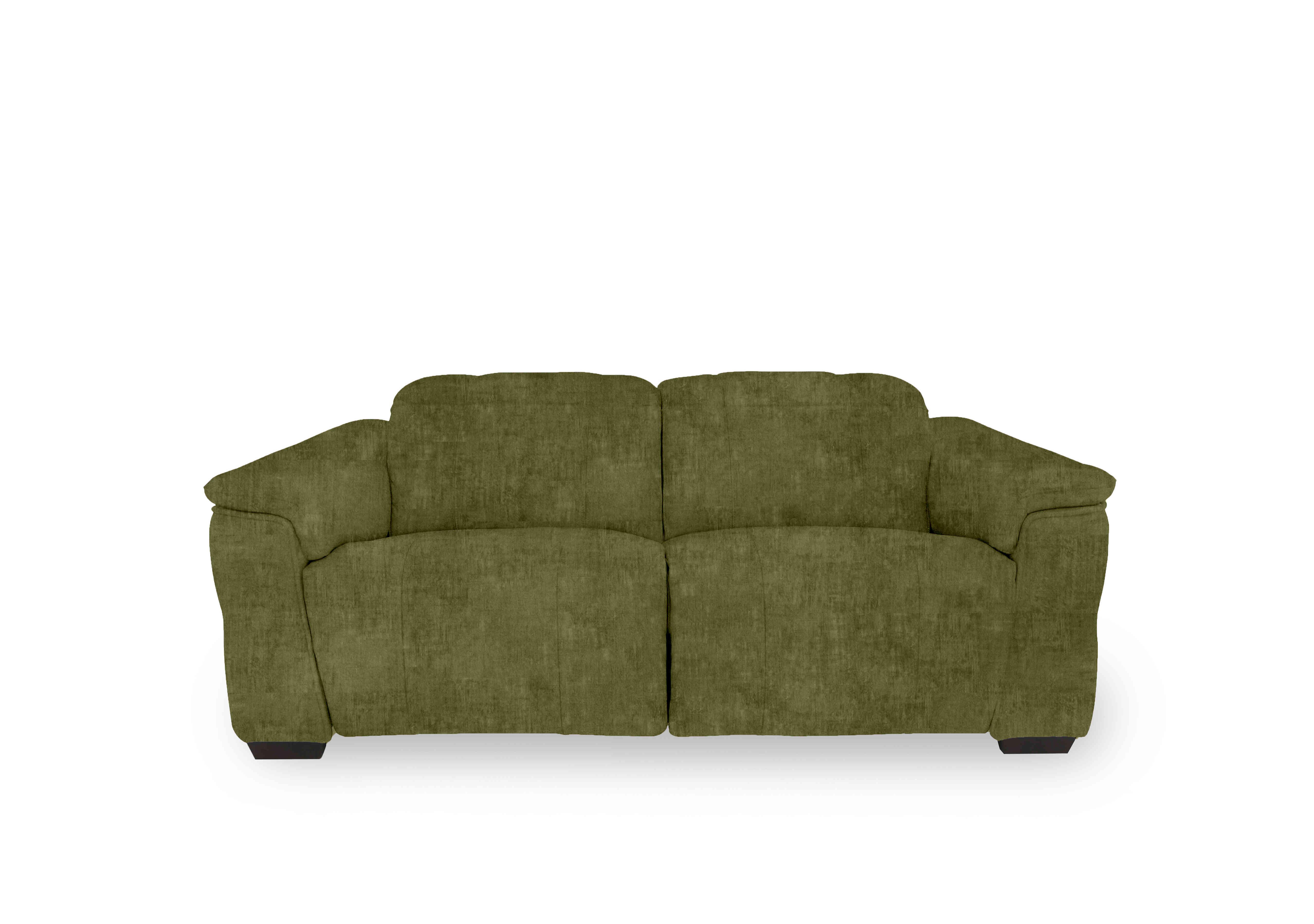 Inca Fabric 2 Seater Power Recliner Sofa with Power Headrests in Heritage Olive 52003 on Furniture Village