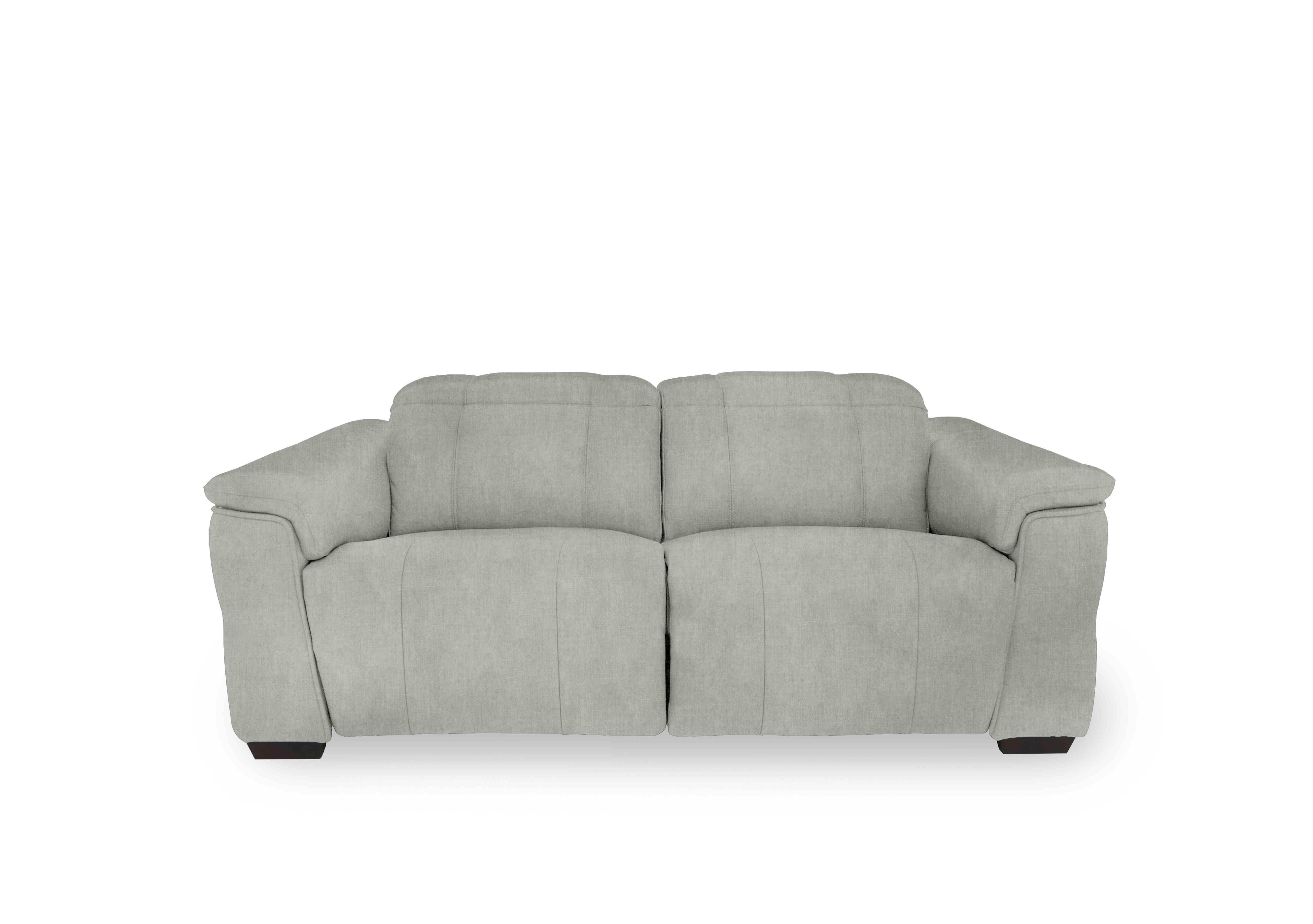Inca Fabric 2 Seater Power Recliner Sofa with Power Headrests in Manhattan Stone 58004 on Furniture Village