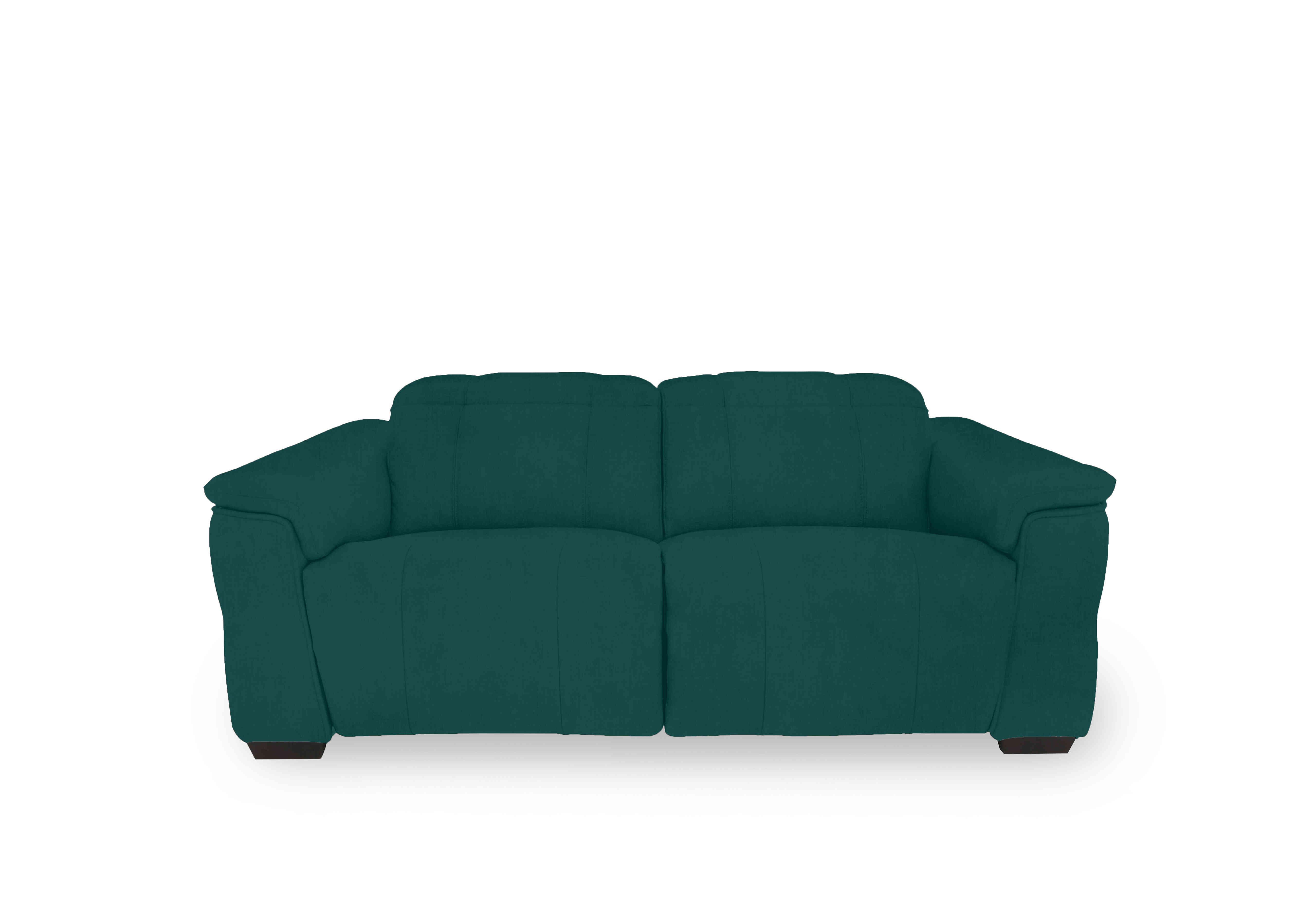 Inca Fabric 2 Seater Power Recliner Sofa with Power Headrests in Opulence Teal 51003 on Furniture Village