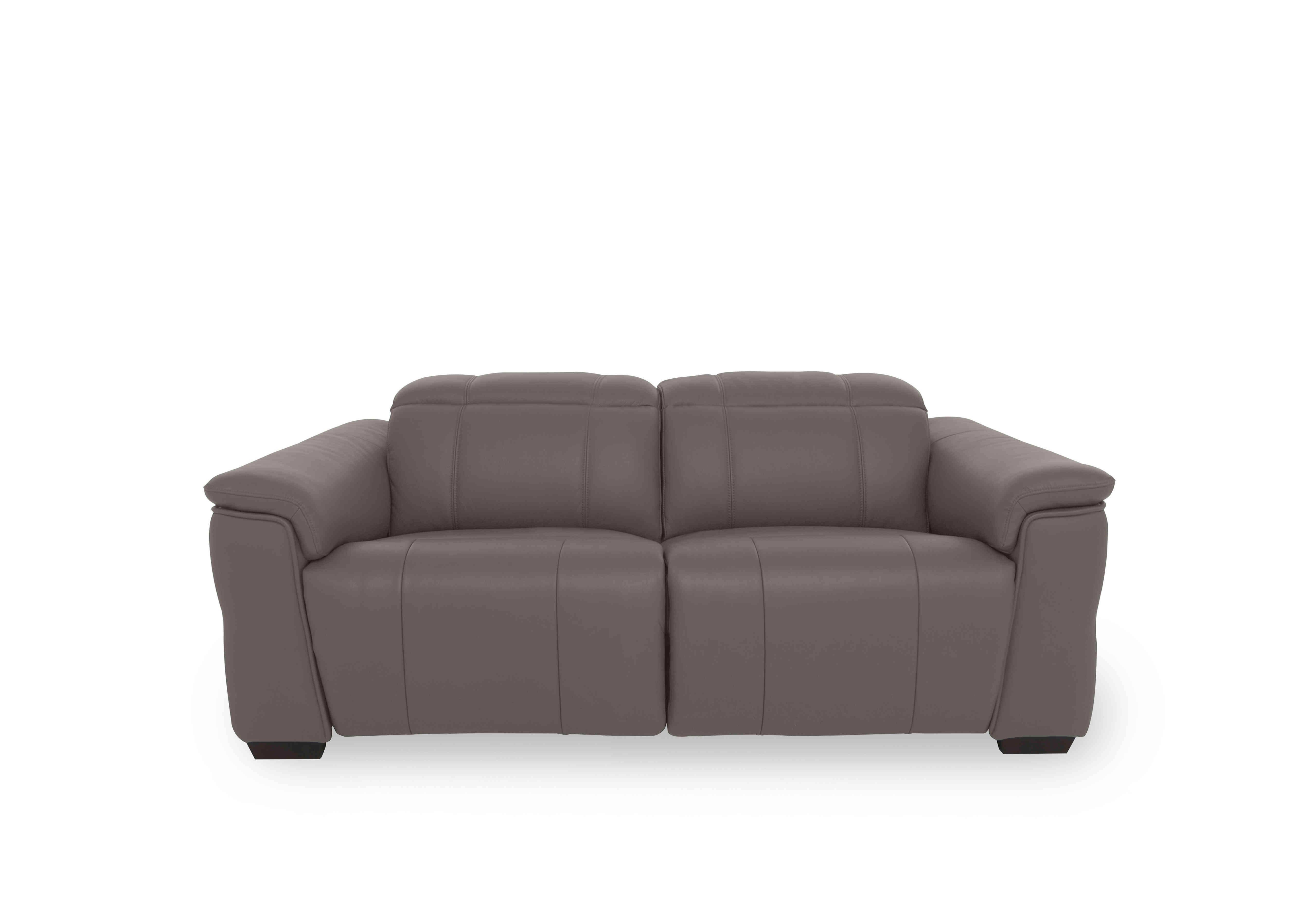 Inca Leather 2 Seater Power Recliner Sofa with Power Headrests in Cat-40/15 Elephant on Furniture Village