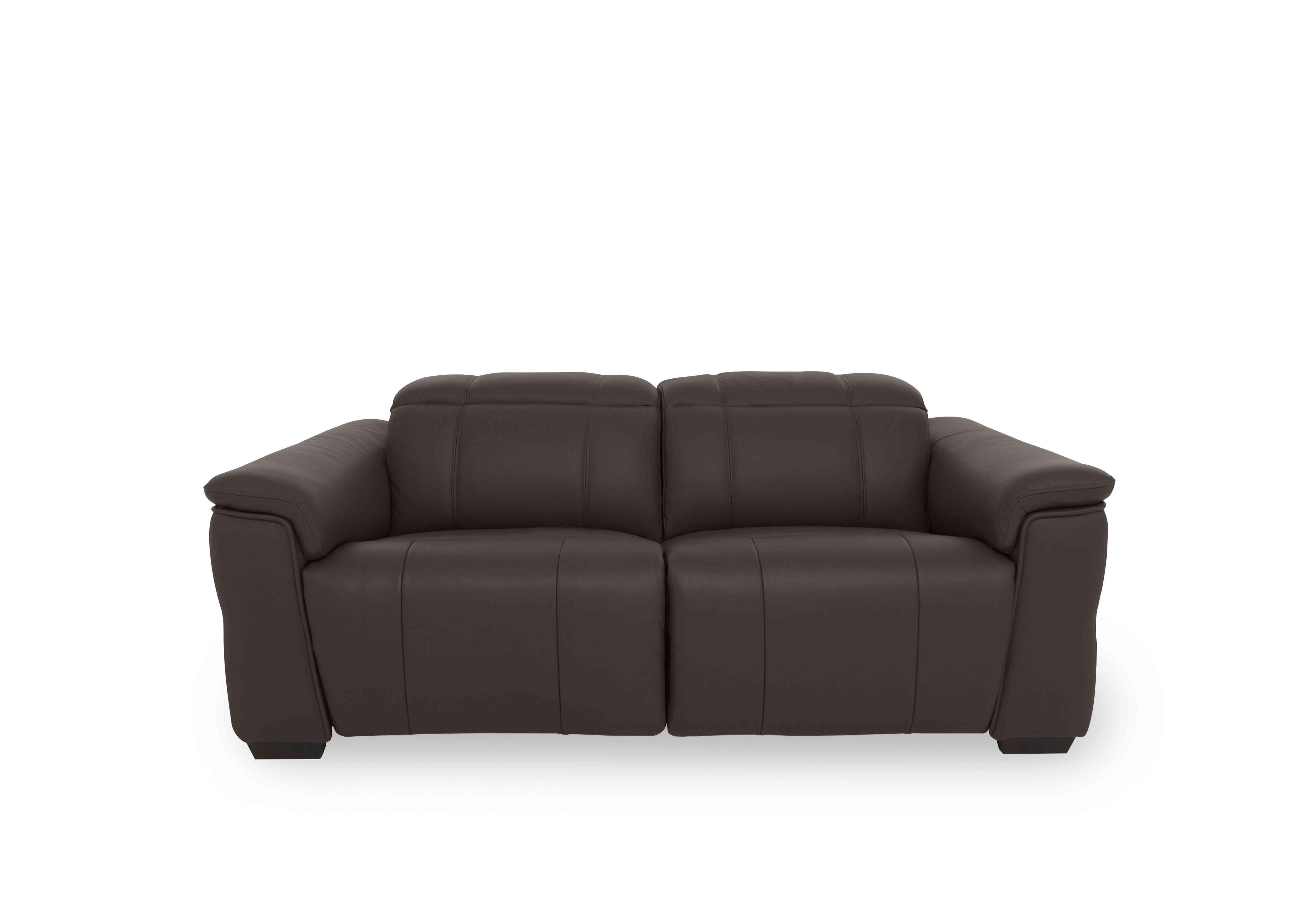 Inca Leather 2 Seater Power Recliner Sofa with Power Headrests in Cat-60/21 Storm on Furniture Village