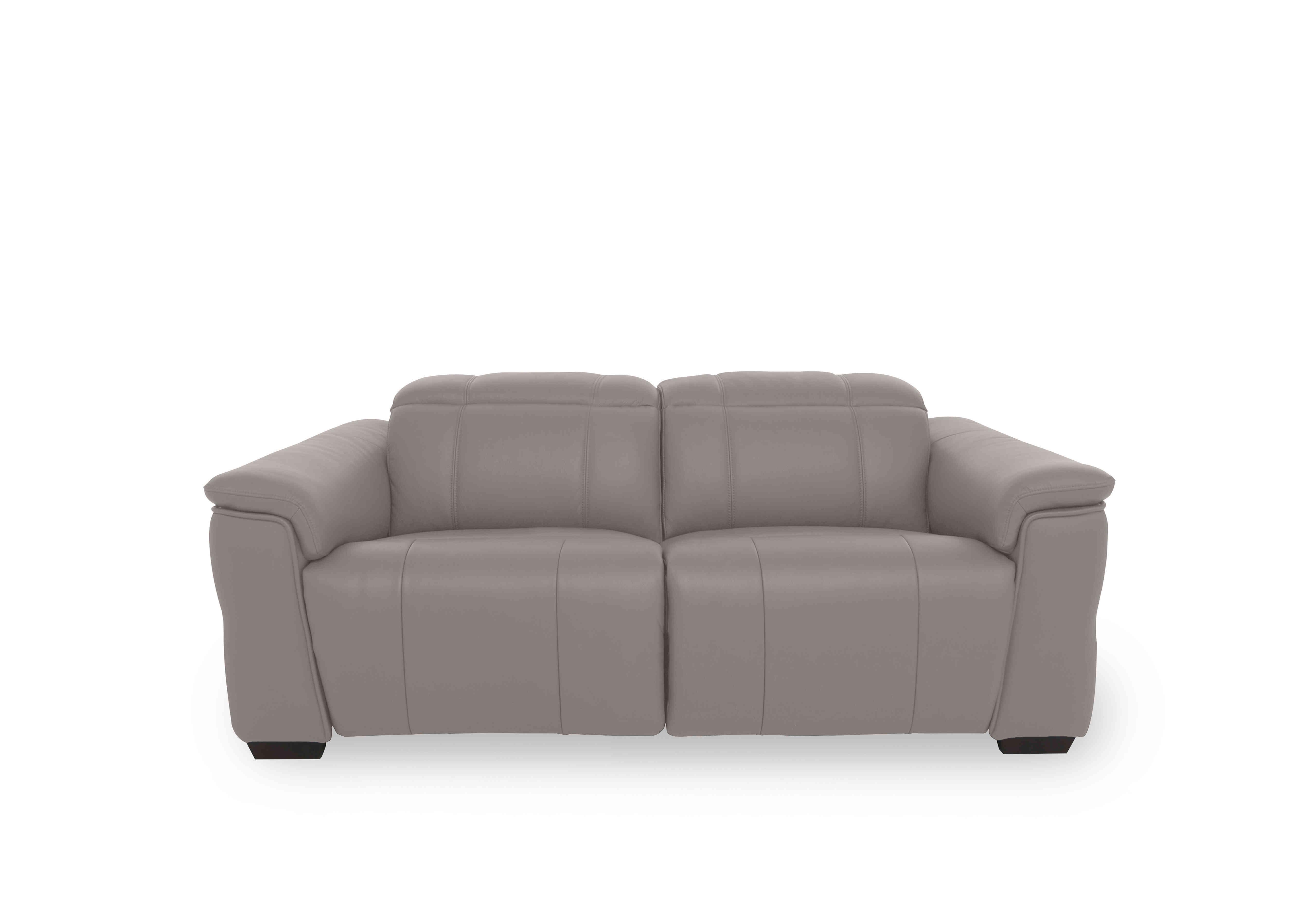 Inca Leather 2 Seater Power Recliner Sofa with Power Headrests in Cat-60/23 Lead Grey on Furniture Village