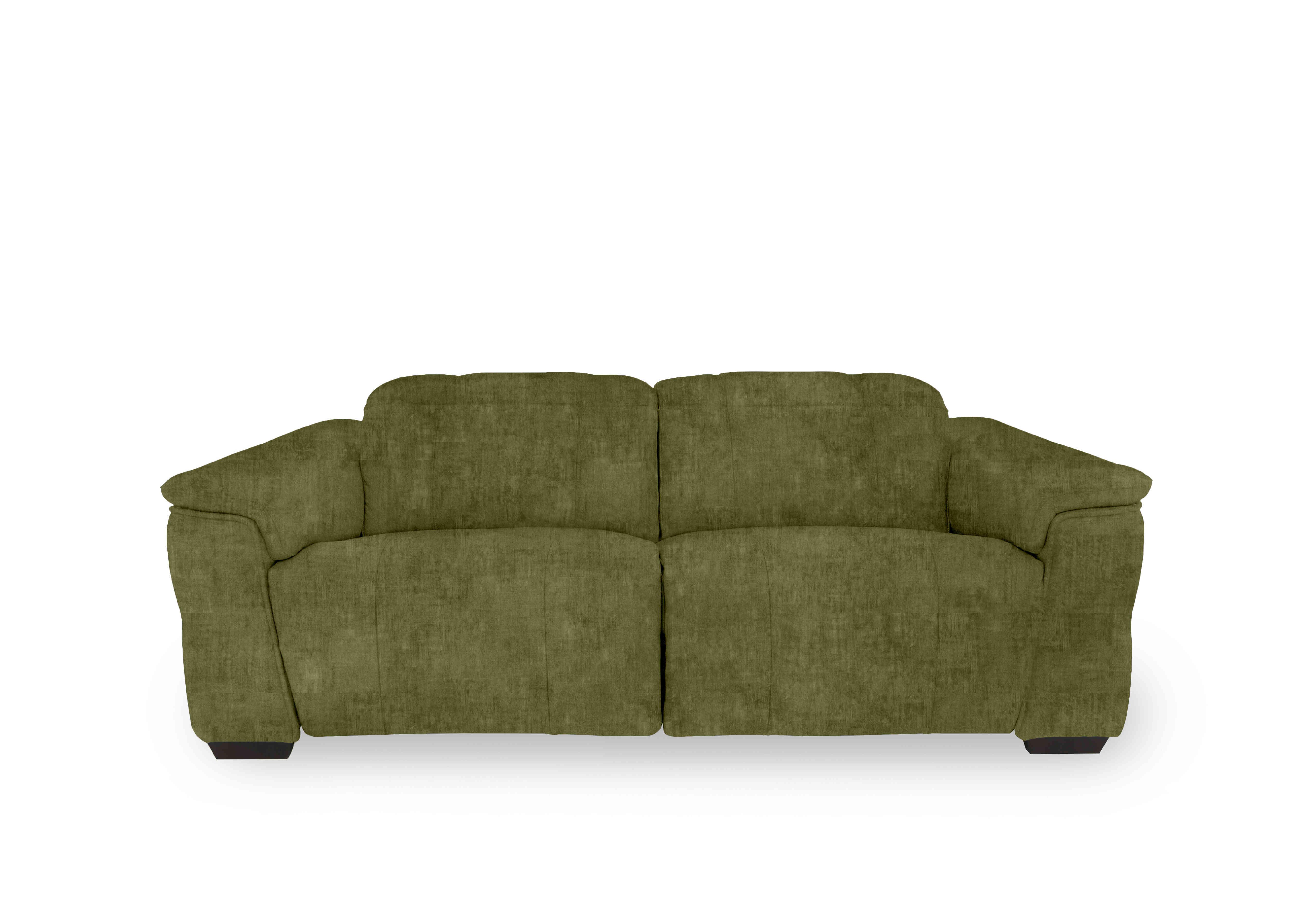 Inca Fabric 3 Seater Power Recliner Sofa with Power Headrests in Heritage Olive 52003 on Furniture Village