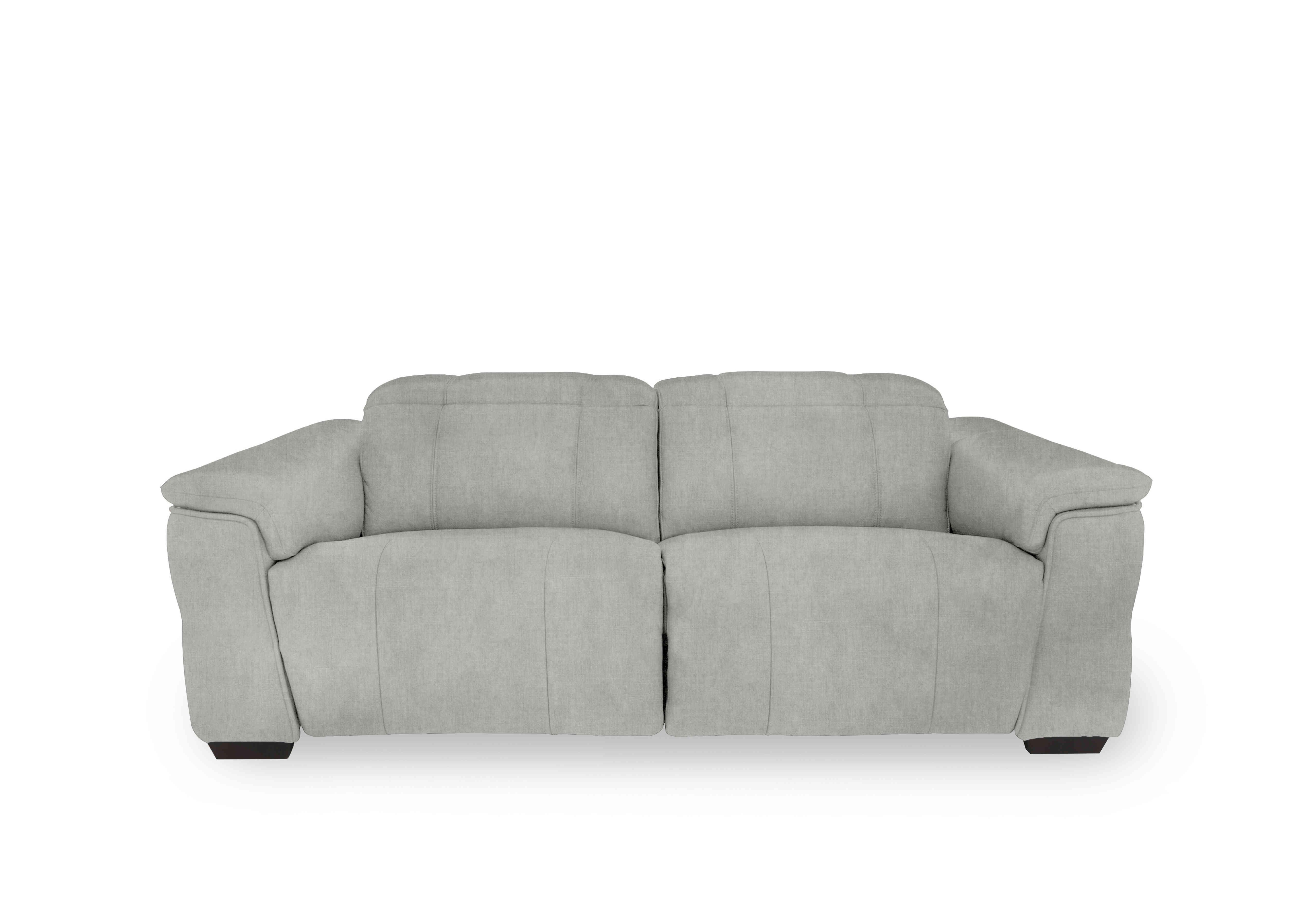 Inca Fabric 3 Seater Power Recliner Sofa with Power Headrests in Manhattan Stone 58004 on Furniture Village