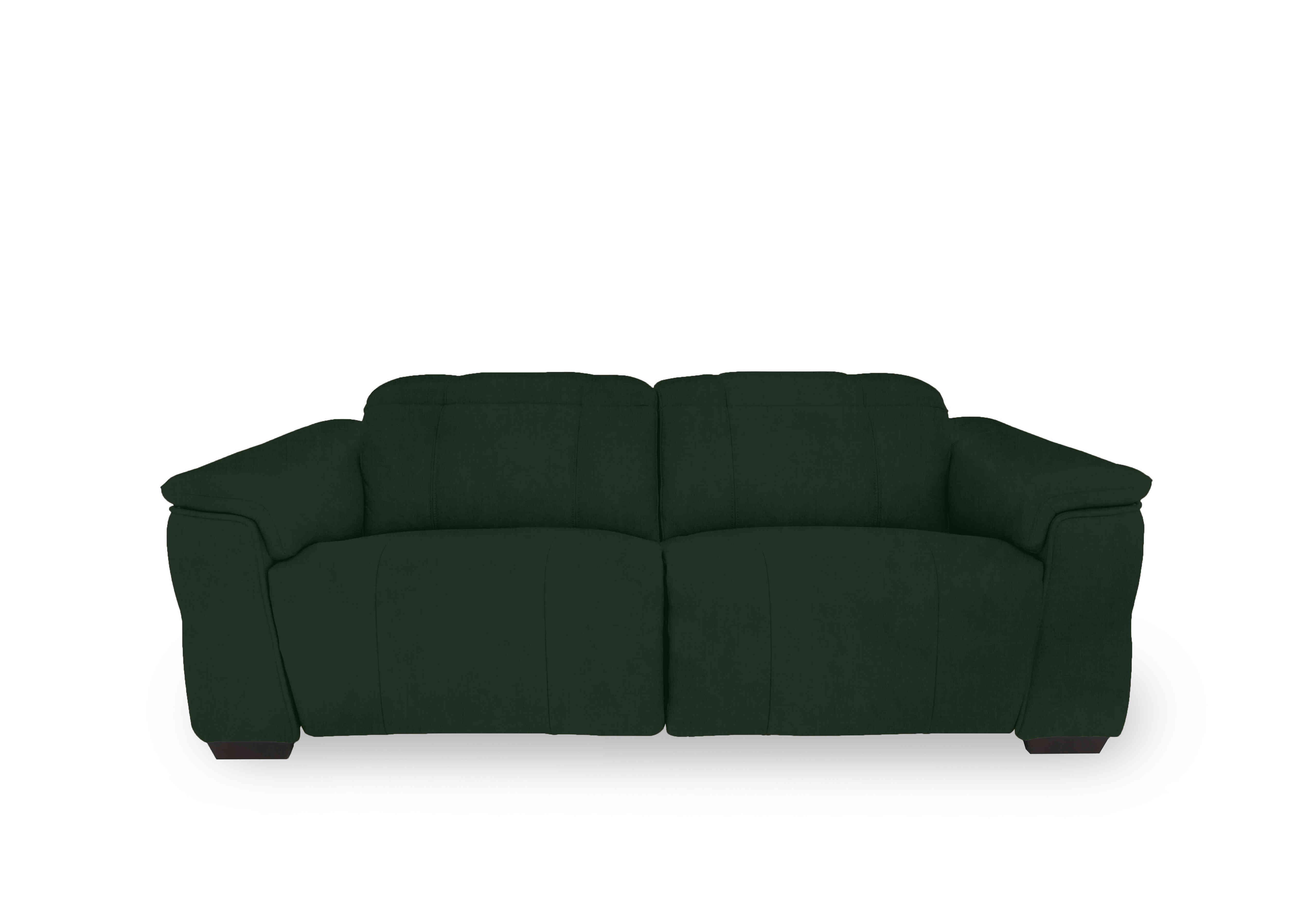 Inca Fabric 3 Seater Power Recliner Sofa with Power Headrests in Opulence Bottle Green 51011 on Furniture Village