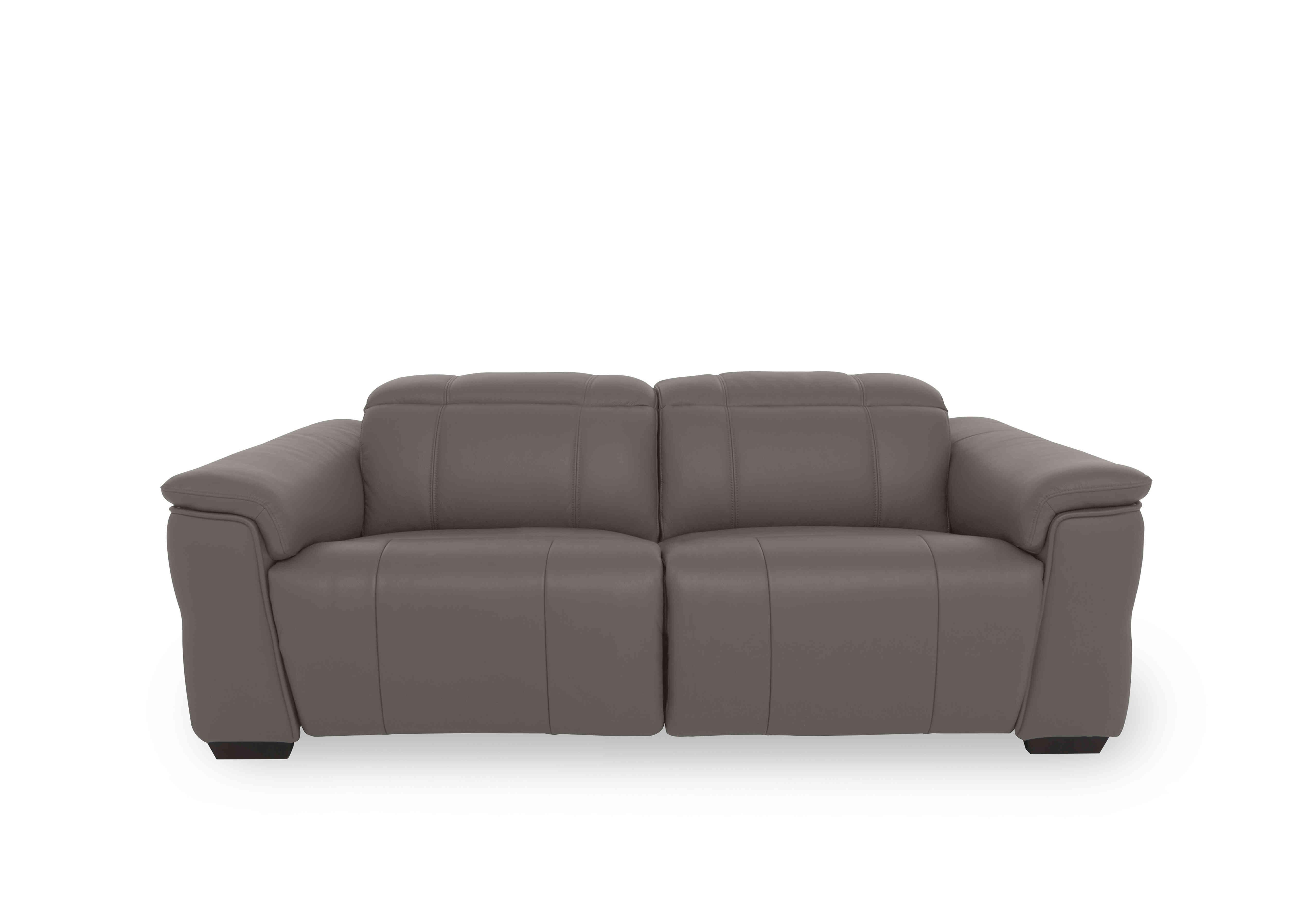 Inca Leather 3 Seater Power Recliner Sofa with Power Headrests in Cat-40/15 Elephant on Furniture Village