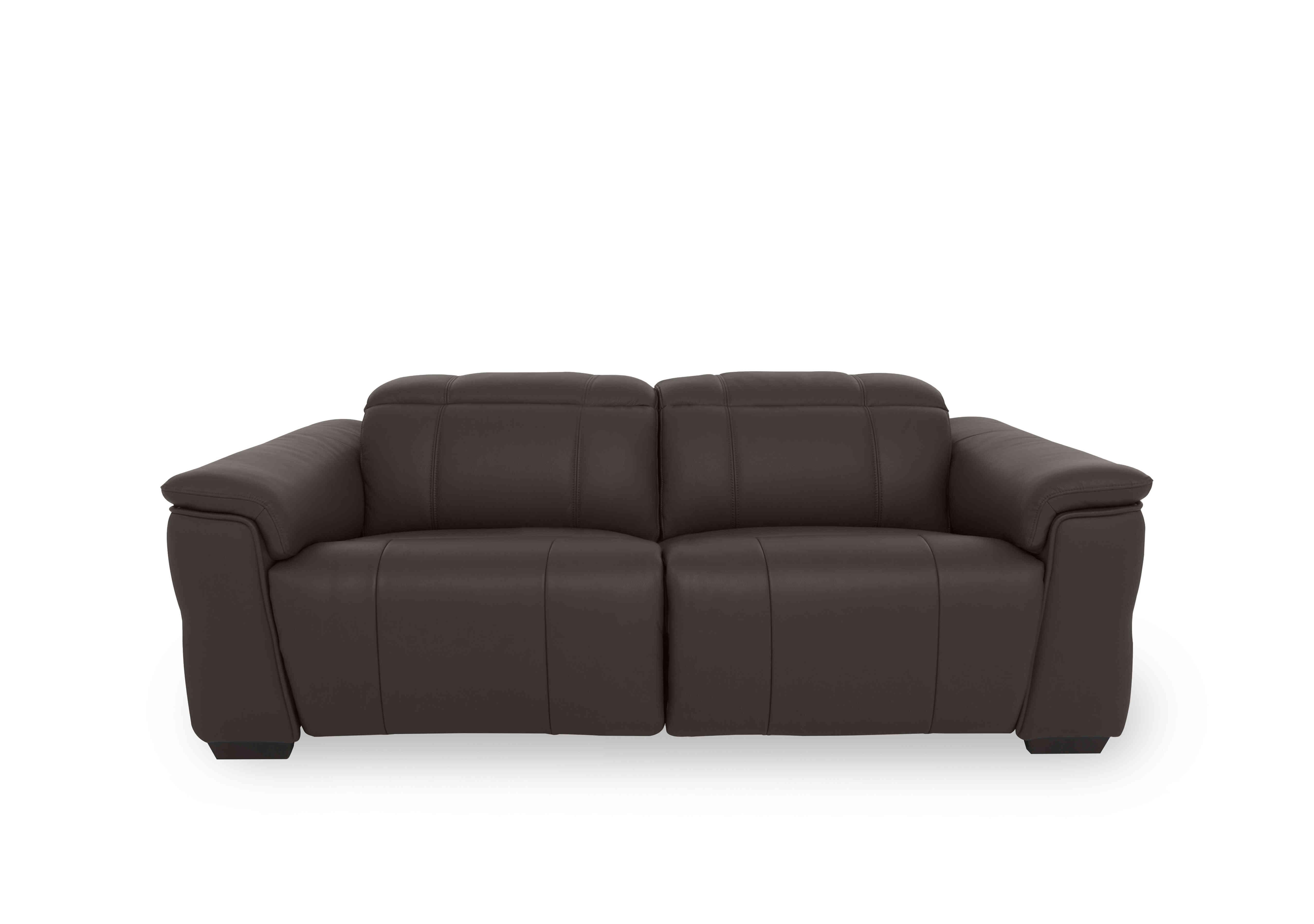 Inca Leather 3 Seater Power Recliner Sofa with Power Headrests in Cat-60/21 Storm on Furniture Village