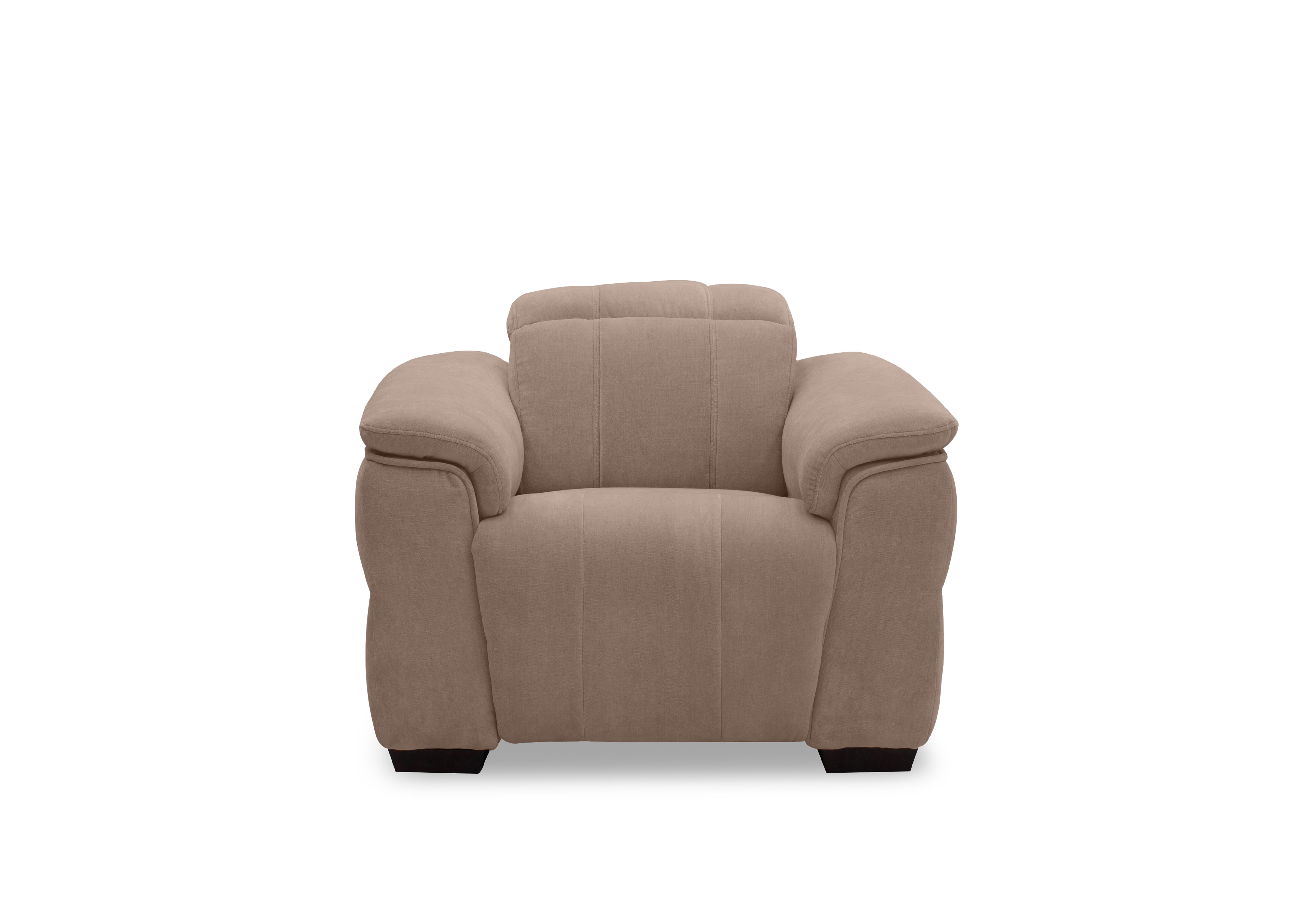 Inca Fabric Power Recliner Chair with Power Headrest in Manhattan Nutmeg 58005 on Furniture Village
