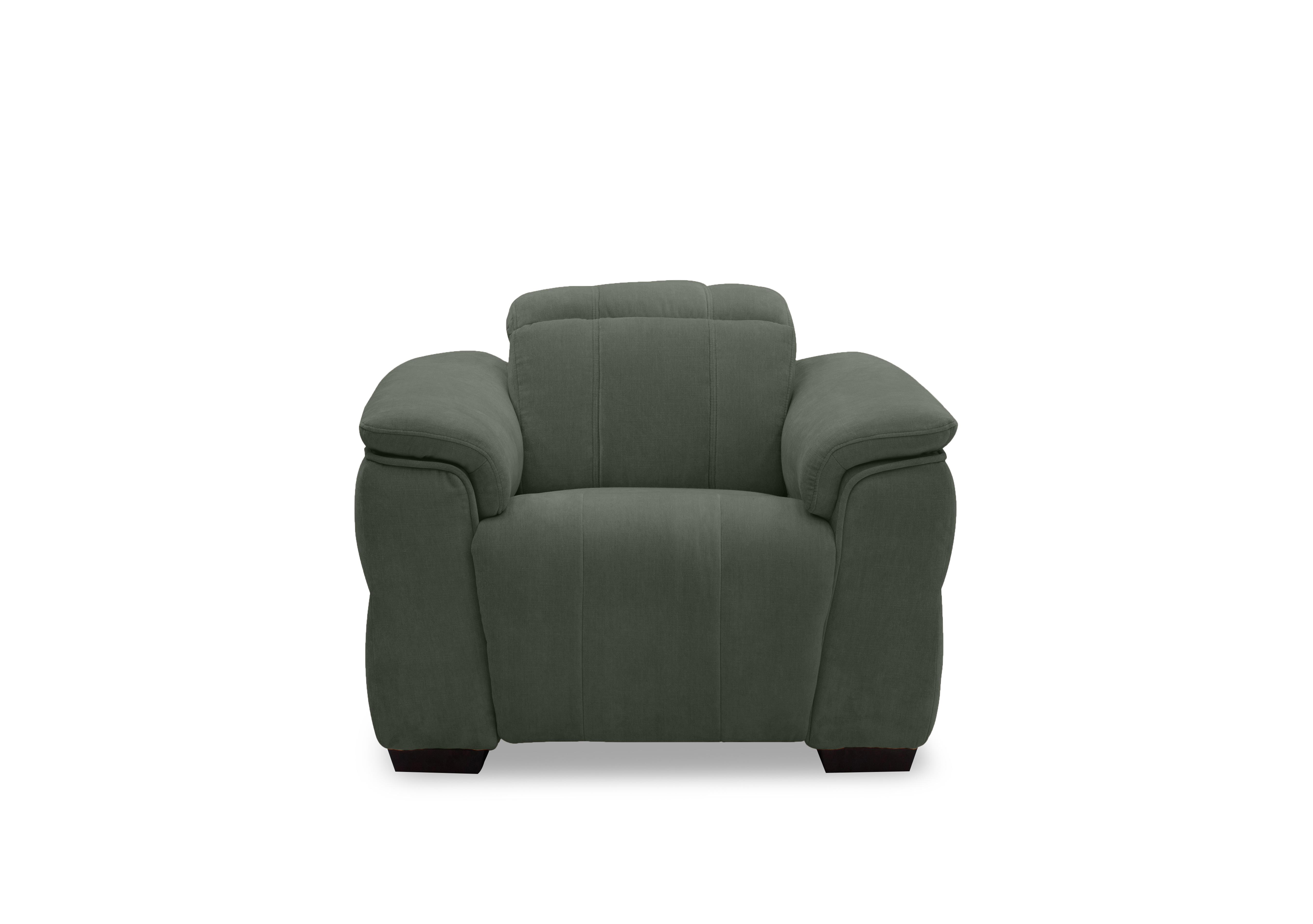 Inca Fabric Power Recliner Chair with Power Headrest in Manhattan Pine 58001 on Furniture Village