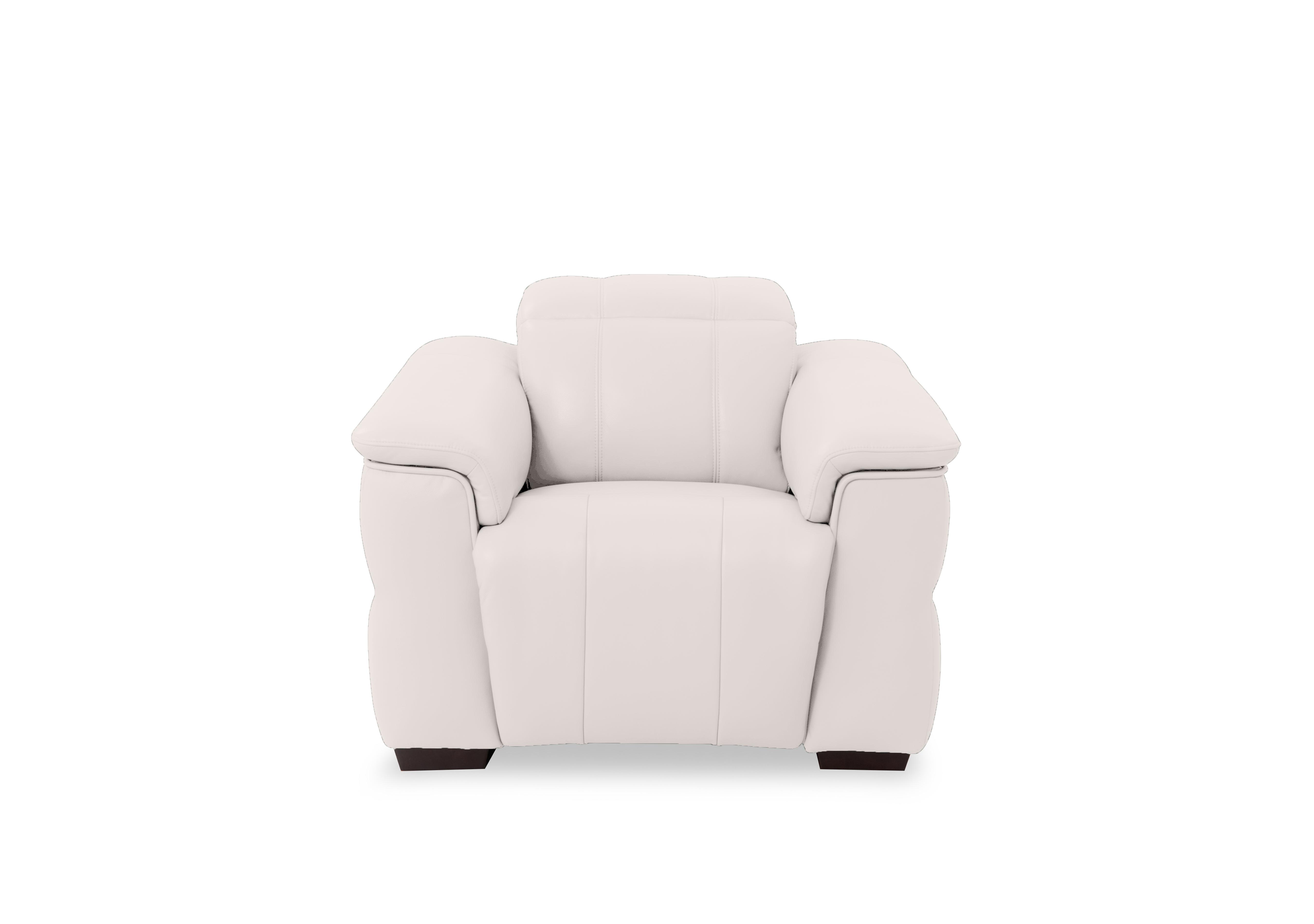 Inca Leather Power Recliner Chair with Power Headrest in Cat-40/13 Cotton on Furniture Village