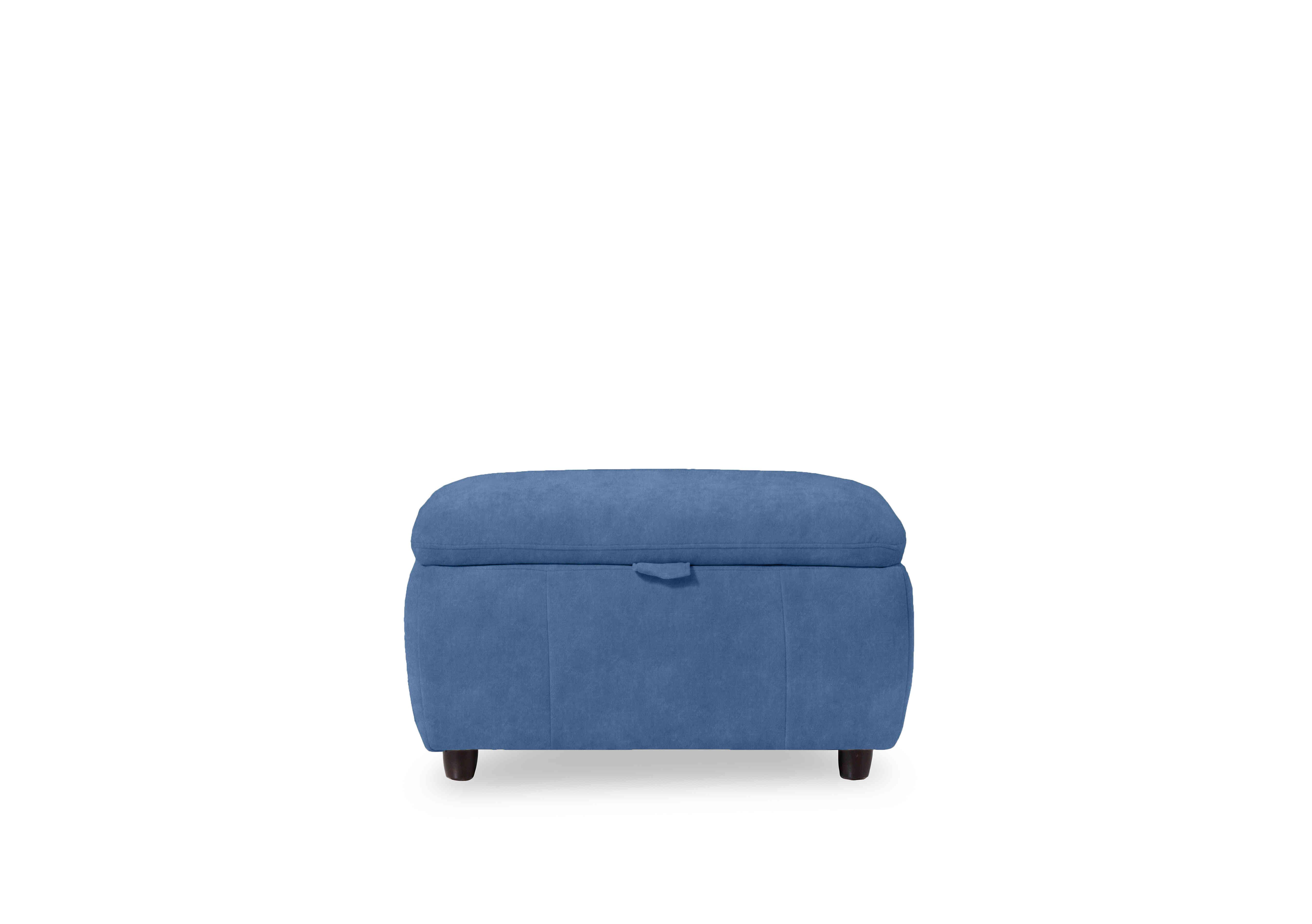 Inca Fabric Storage Footstool in Dexter Wave 43525 on Furniture Village