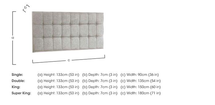 Buckingham Winslow Floor Standing Headboard in  on Furniture Village