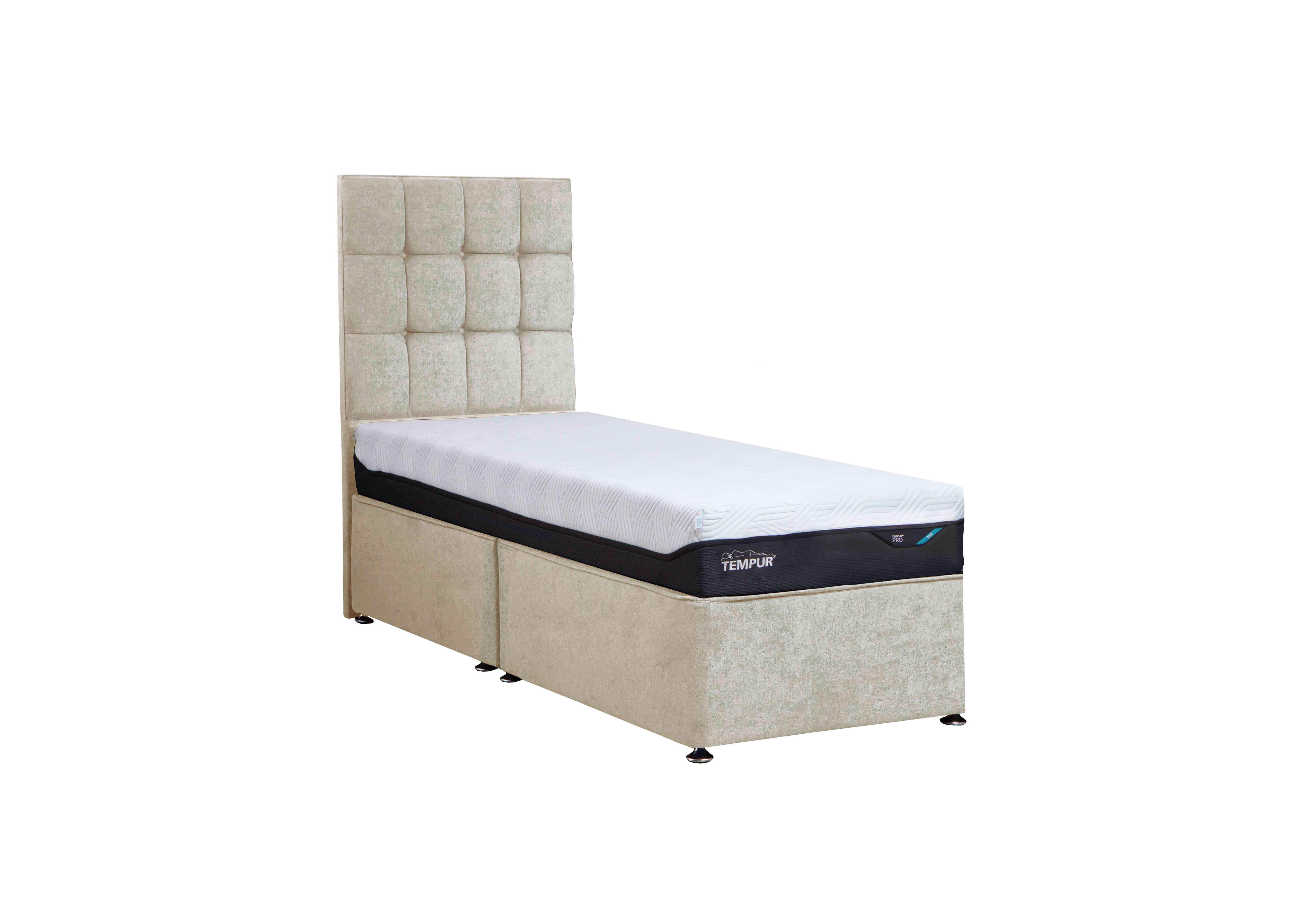 Buckingham Platform Divan Base in Venice Cream on Furniture Village