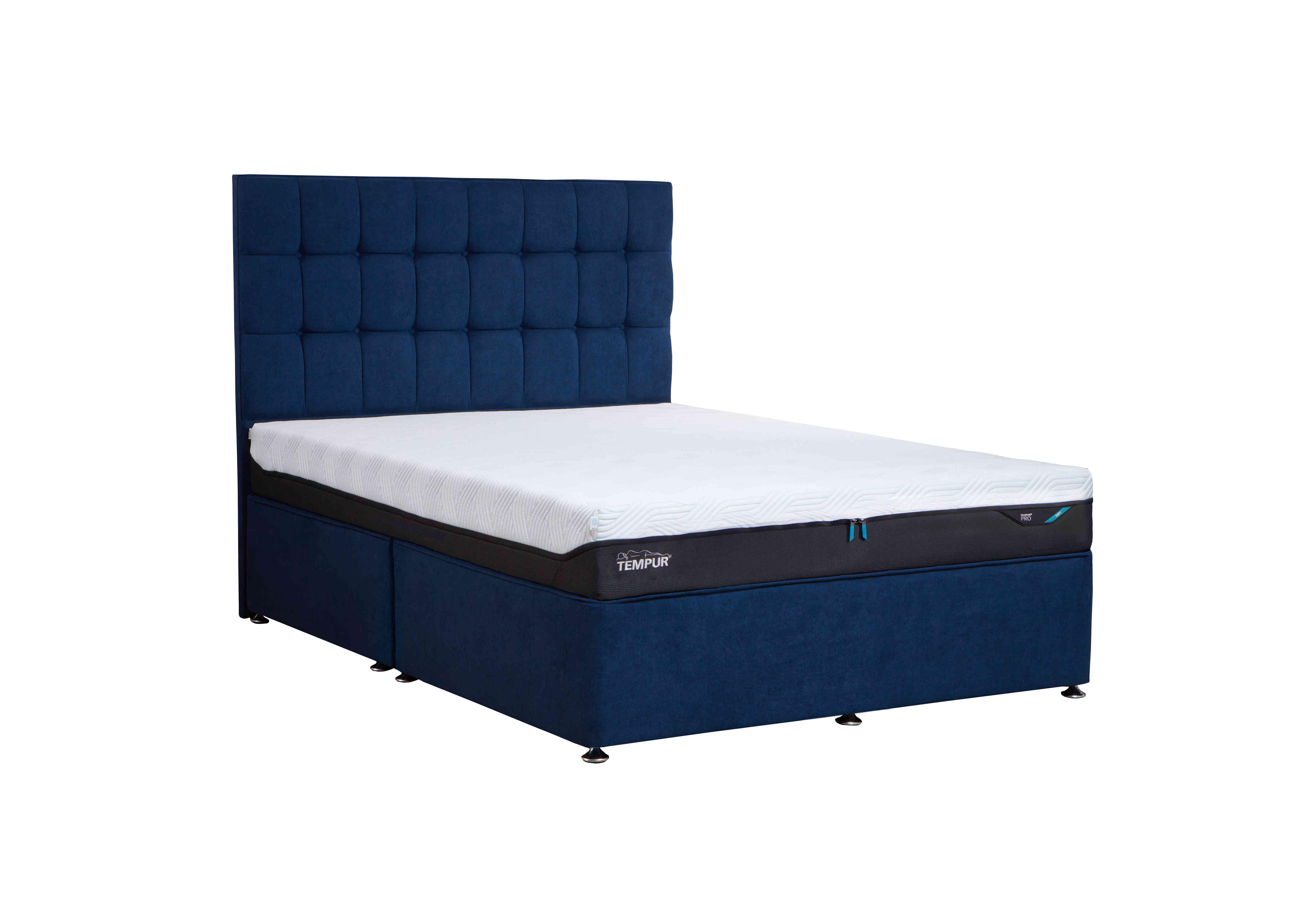 Buckingham Platform Divan Base in Venice Marine on Furniture Village