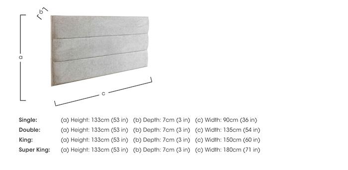 Buckingham Turville Floor Standing Headboard in  on Furniture Village