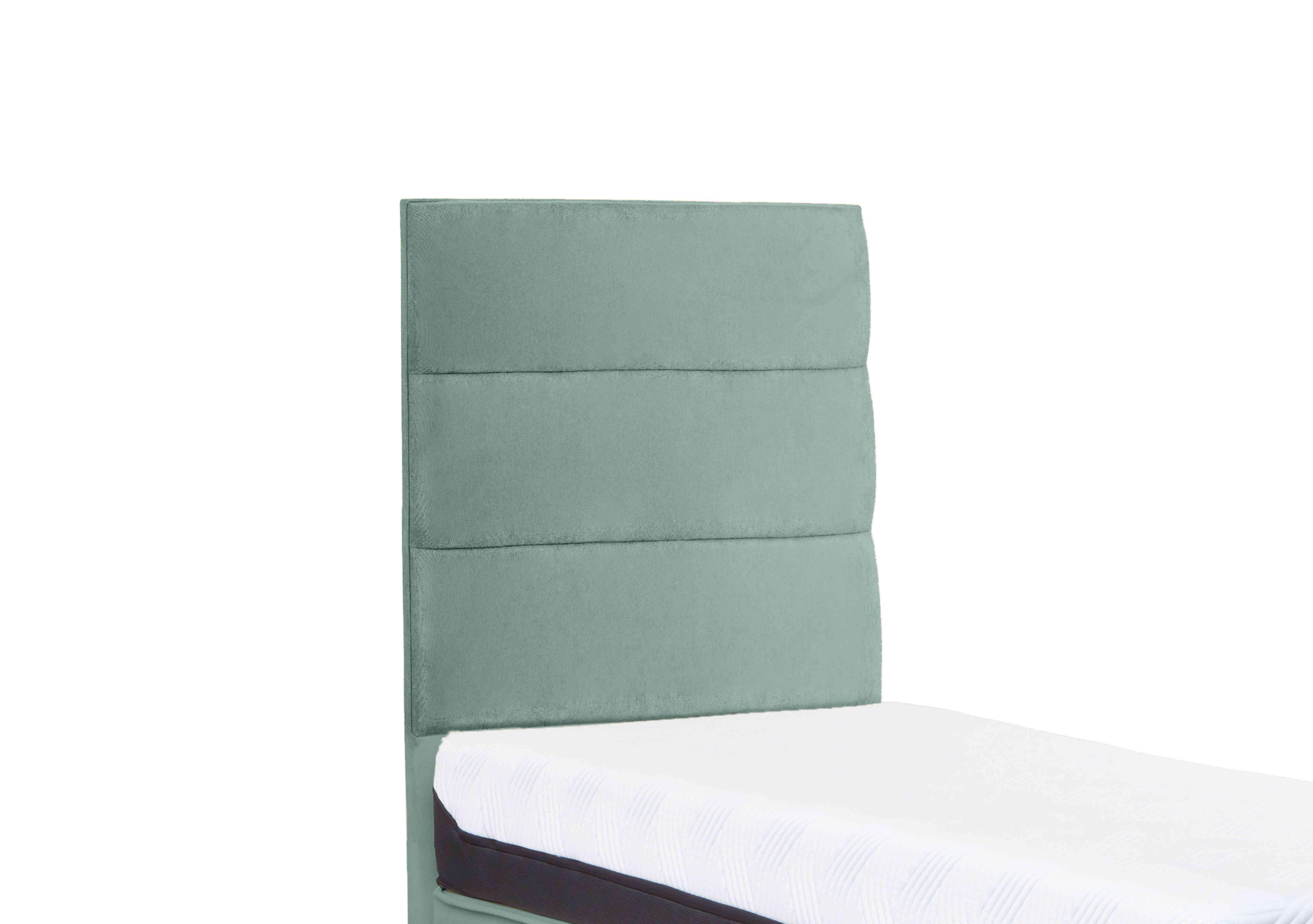 Buckingham Turville Floor Standing Headboard in Venice Jade on Furniture Village