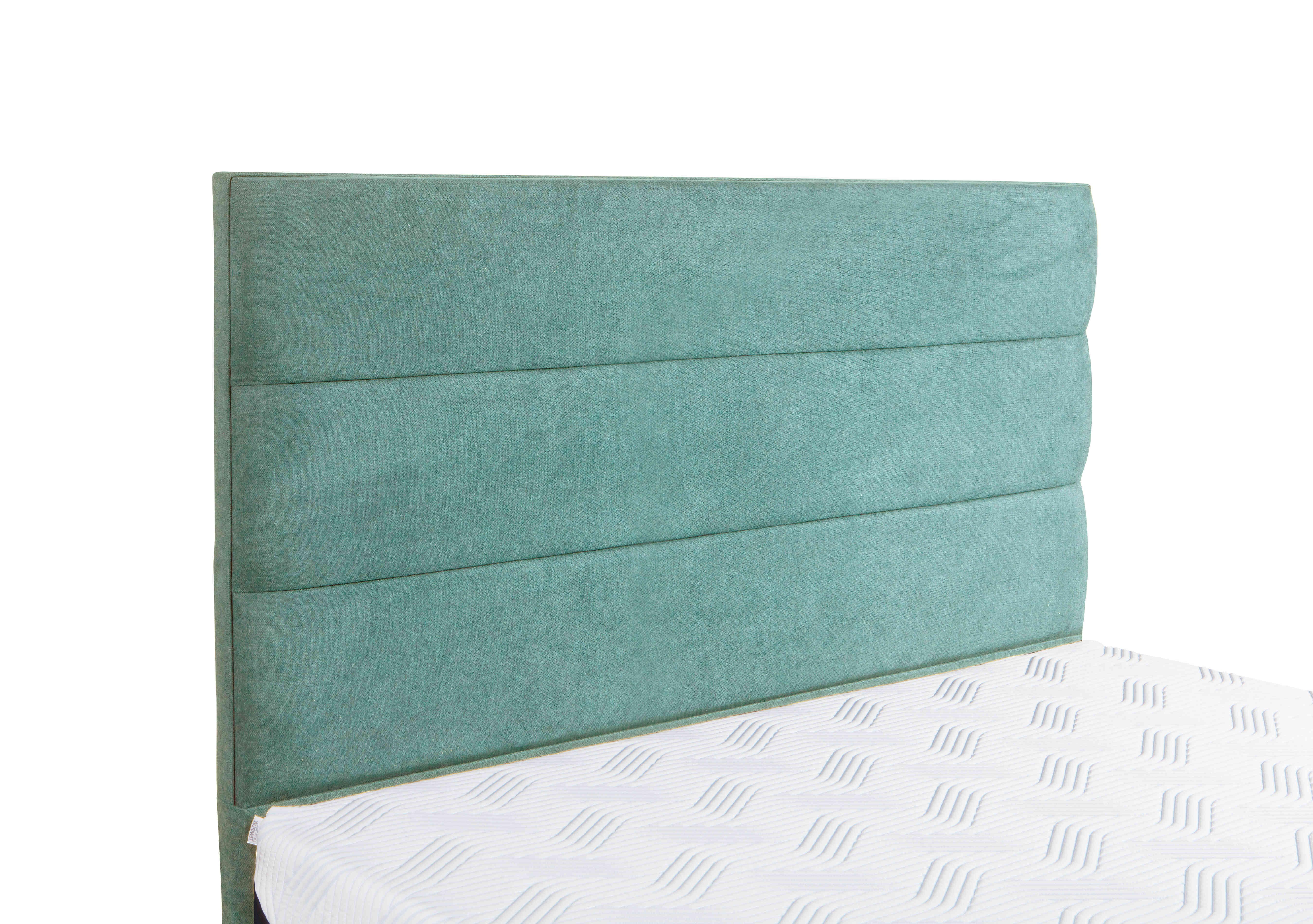 Buckingham Turville Floor Standing Headboard in Venice Jade on Furniture Village