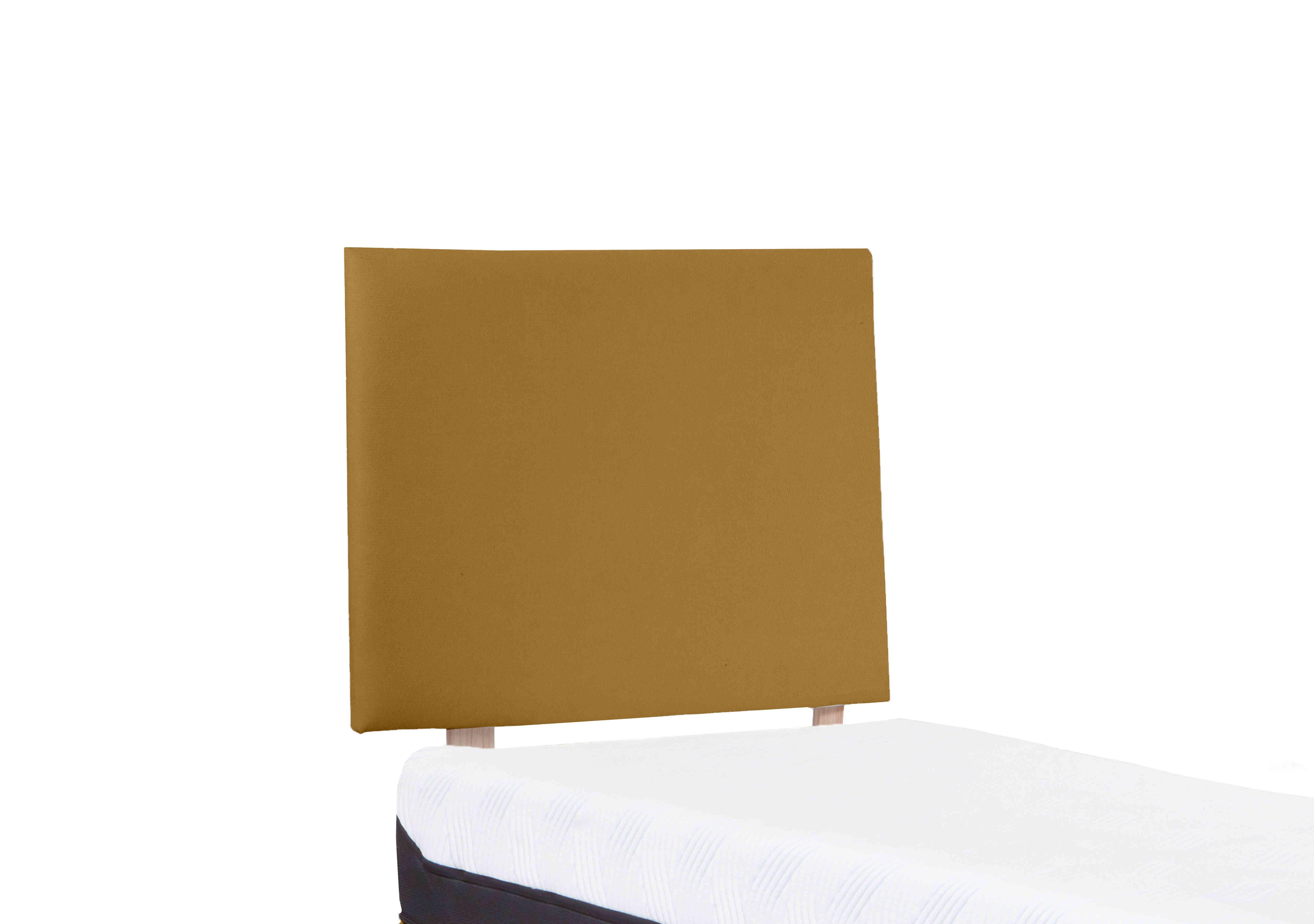 Buckingham Bledlow Strutted Headboard in Venice Mustard on Furniture Village