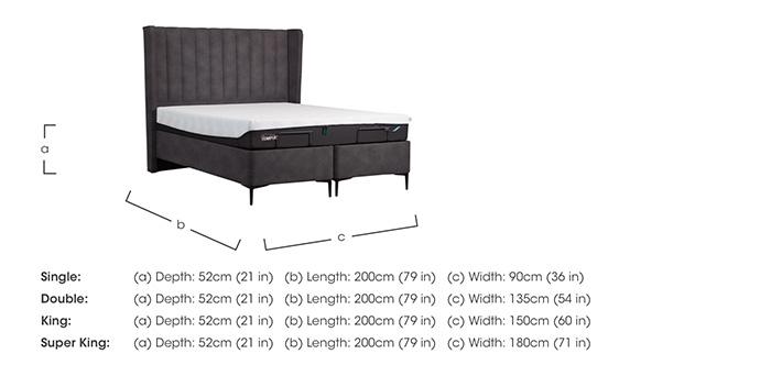Suffolk Platform Slim Divan Base in  on Furniture Village