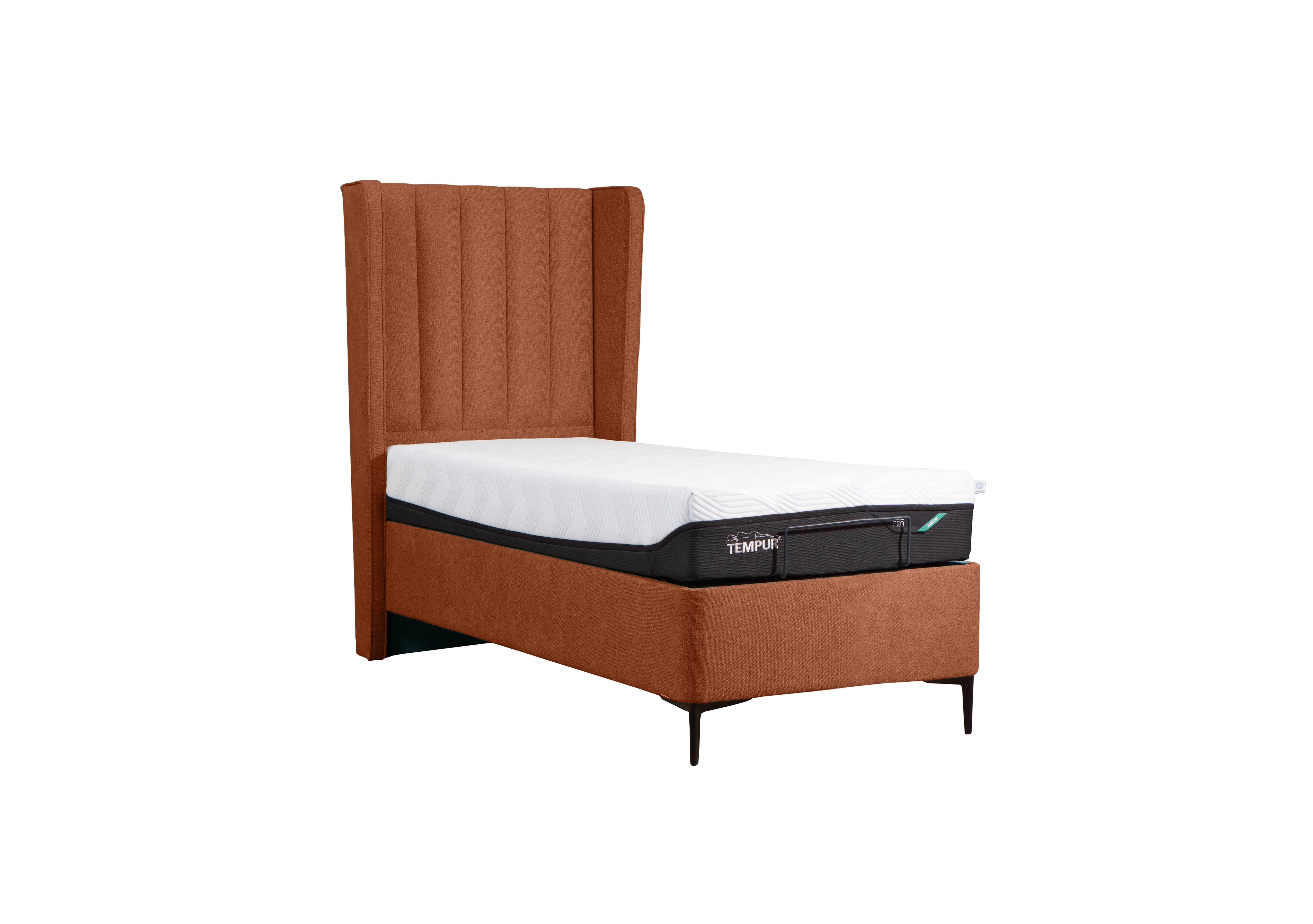 Suffolk Platform Slim Divan Base in Soho Copper on Furniture Village