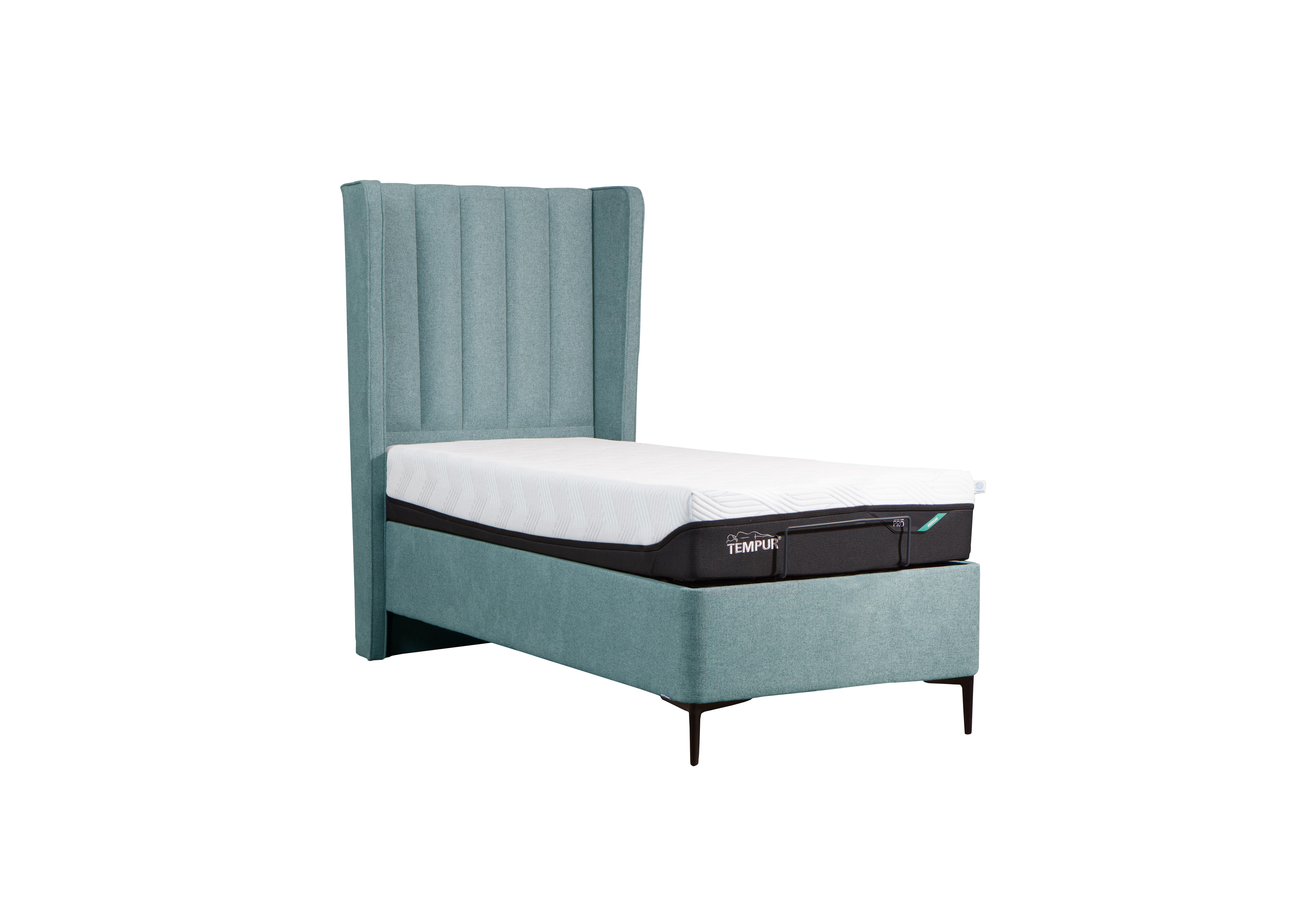 Suffolk Platform Slim Divan Base in Soho Teal on Furniture Village