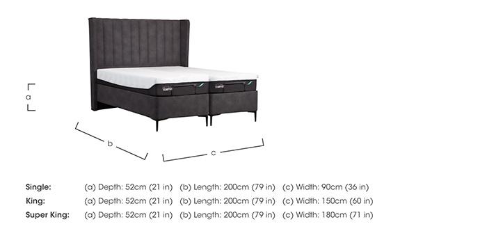 Suffolk Disc Adjustable Slim Divan Base in  on Furniture Village