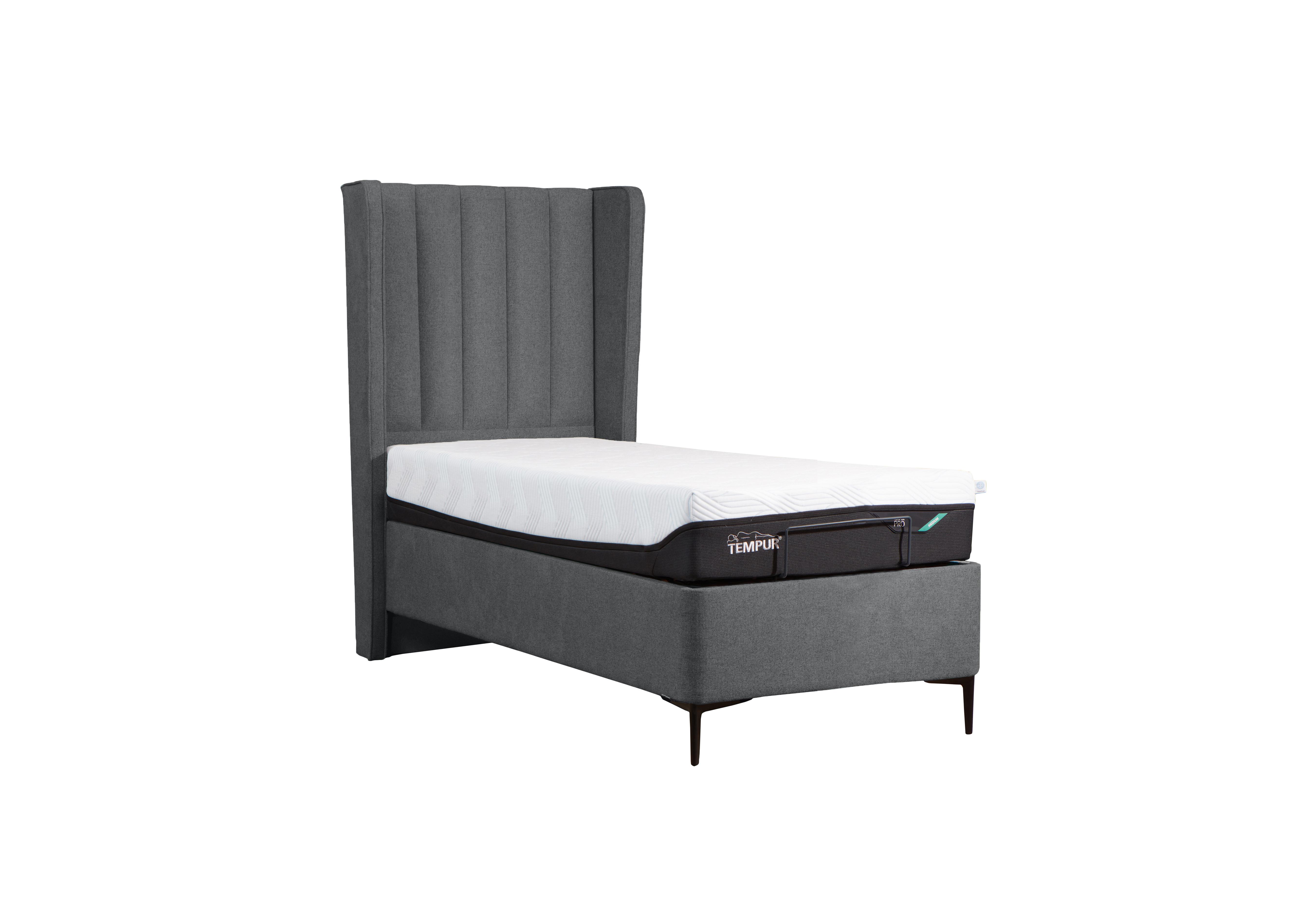 Suffolk Disc Adjustable Slim Divan Base in Soho Dark Grey on Furniture Village