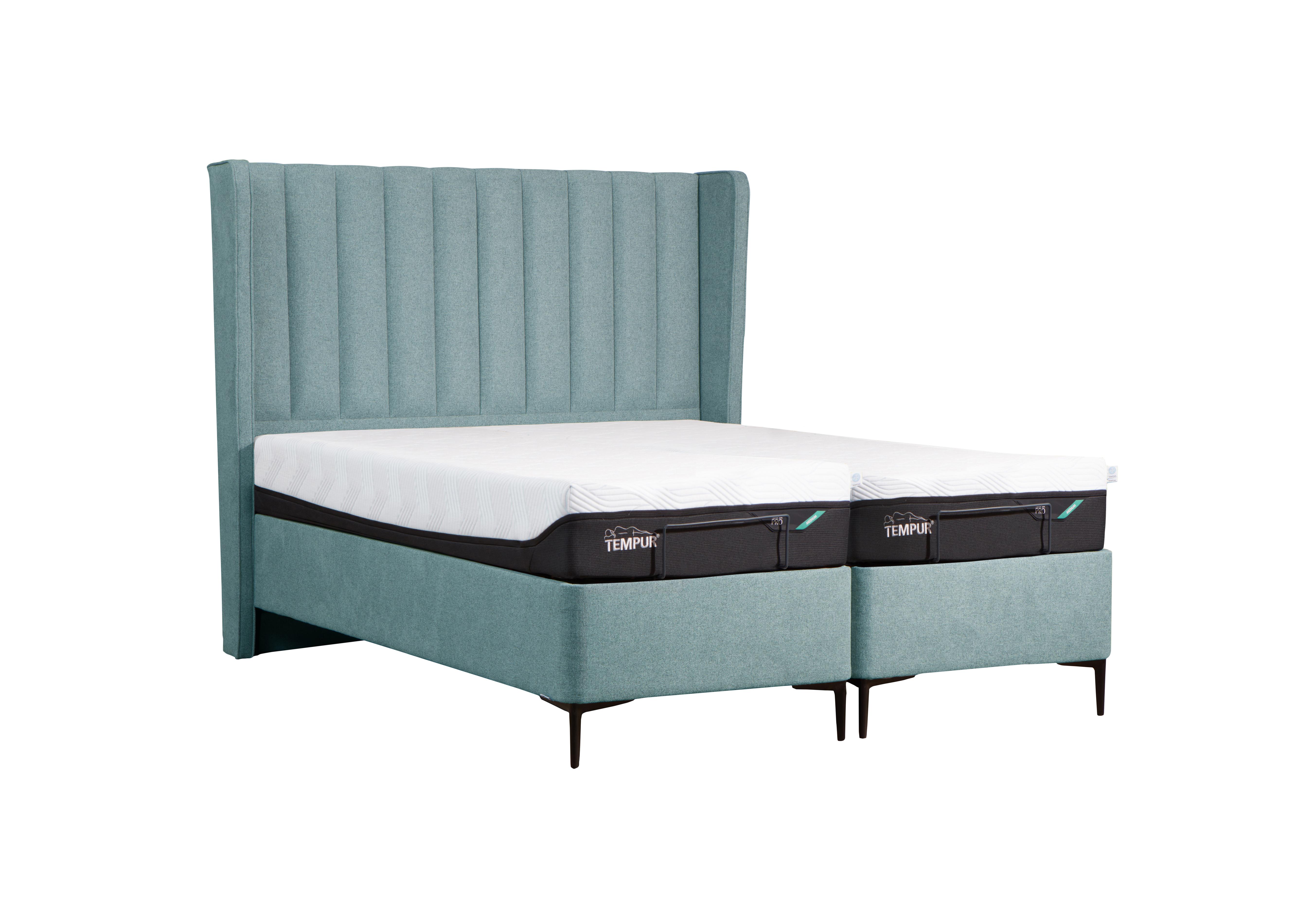 Suffolk Disc Adjustable Slim Divan Base in Soho Teal on Furniture Village