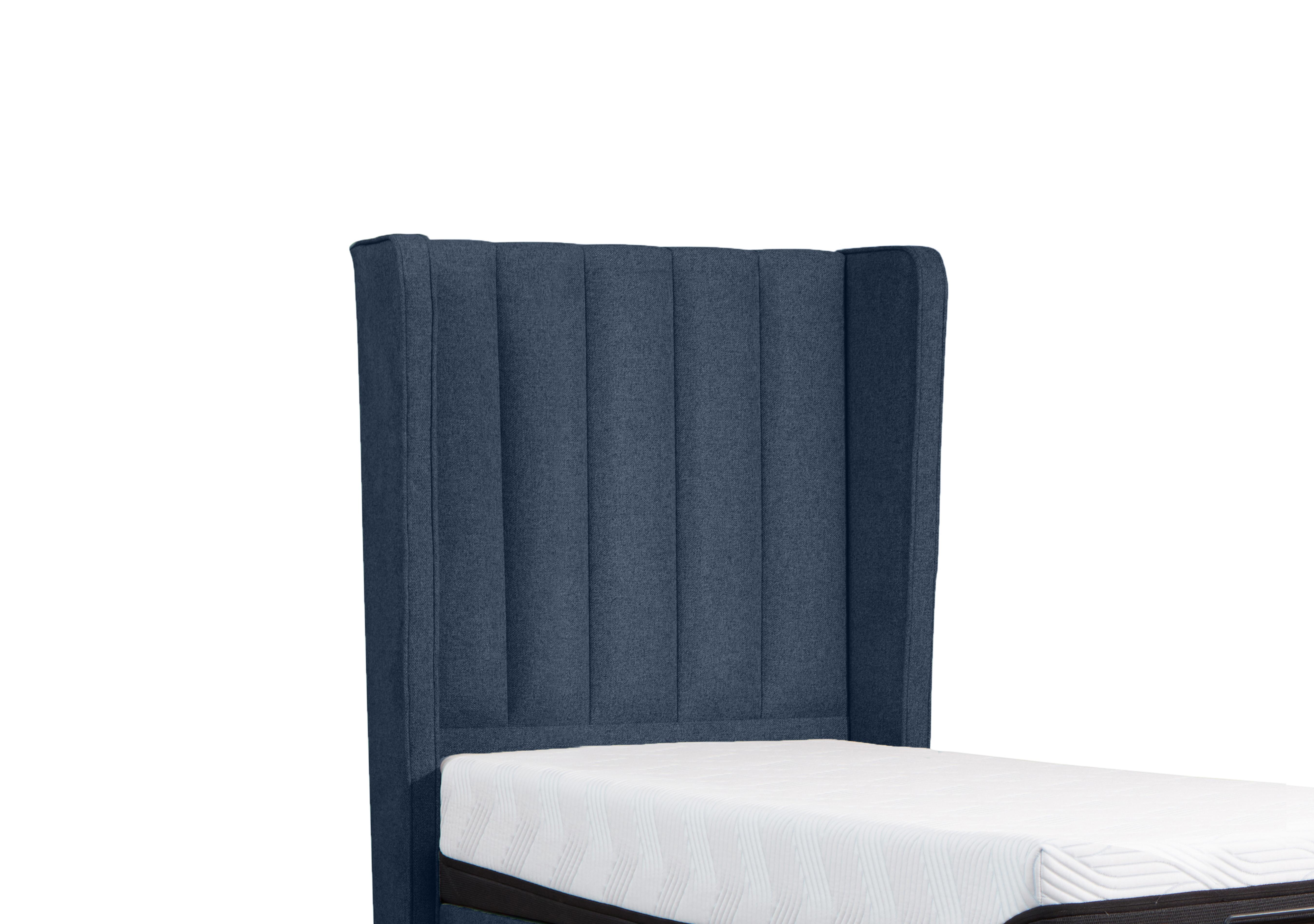 Suffolk Wickham Floor Standing Headboard in Soho Dark Blue on Furniture Village