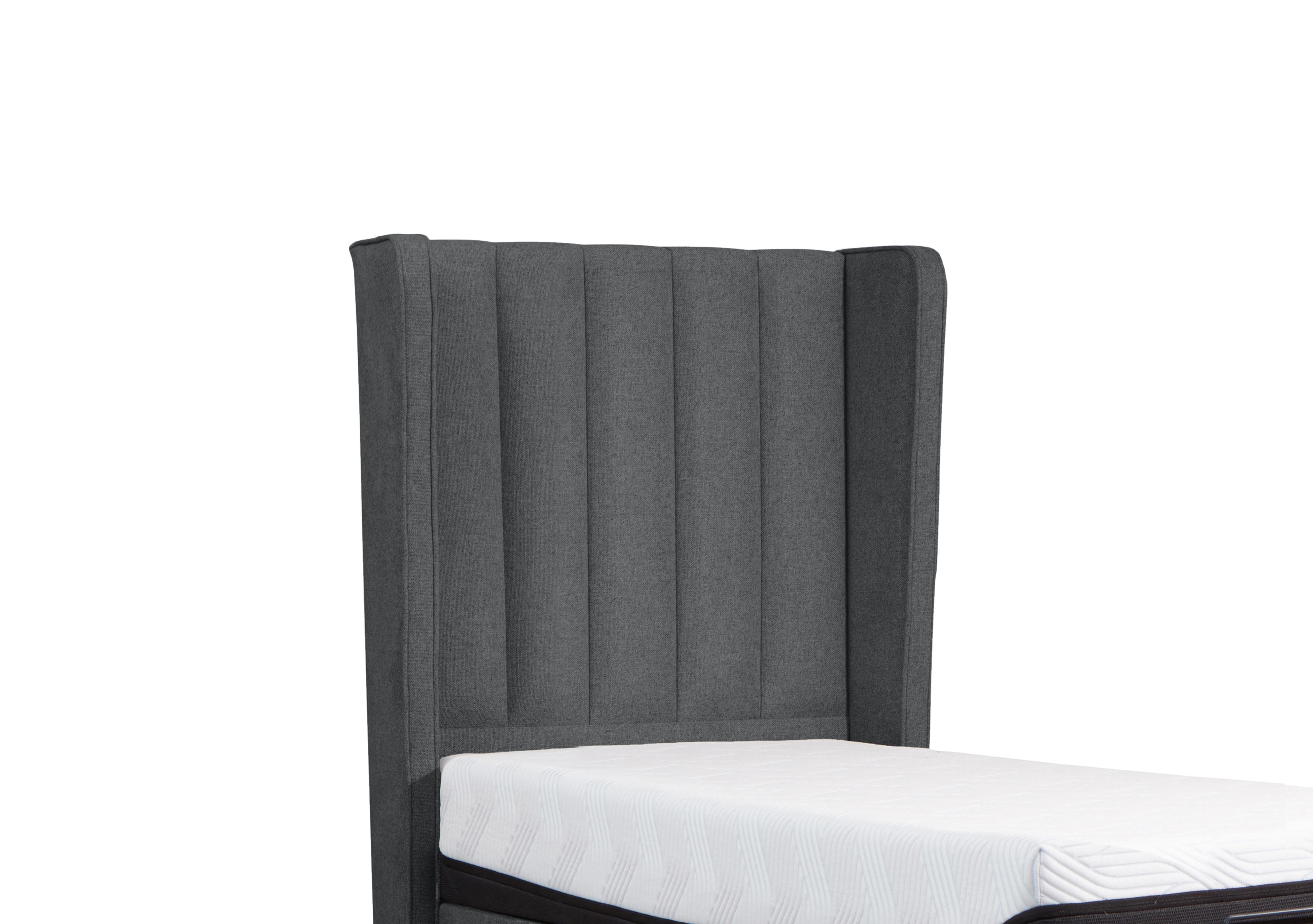 Suffolk Wickham Floor Standing Headboard in Soho Dark Grey on Furniture Village