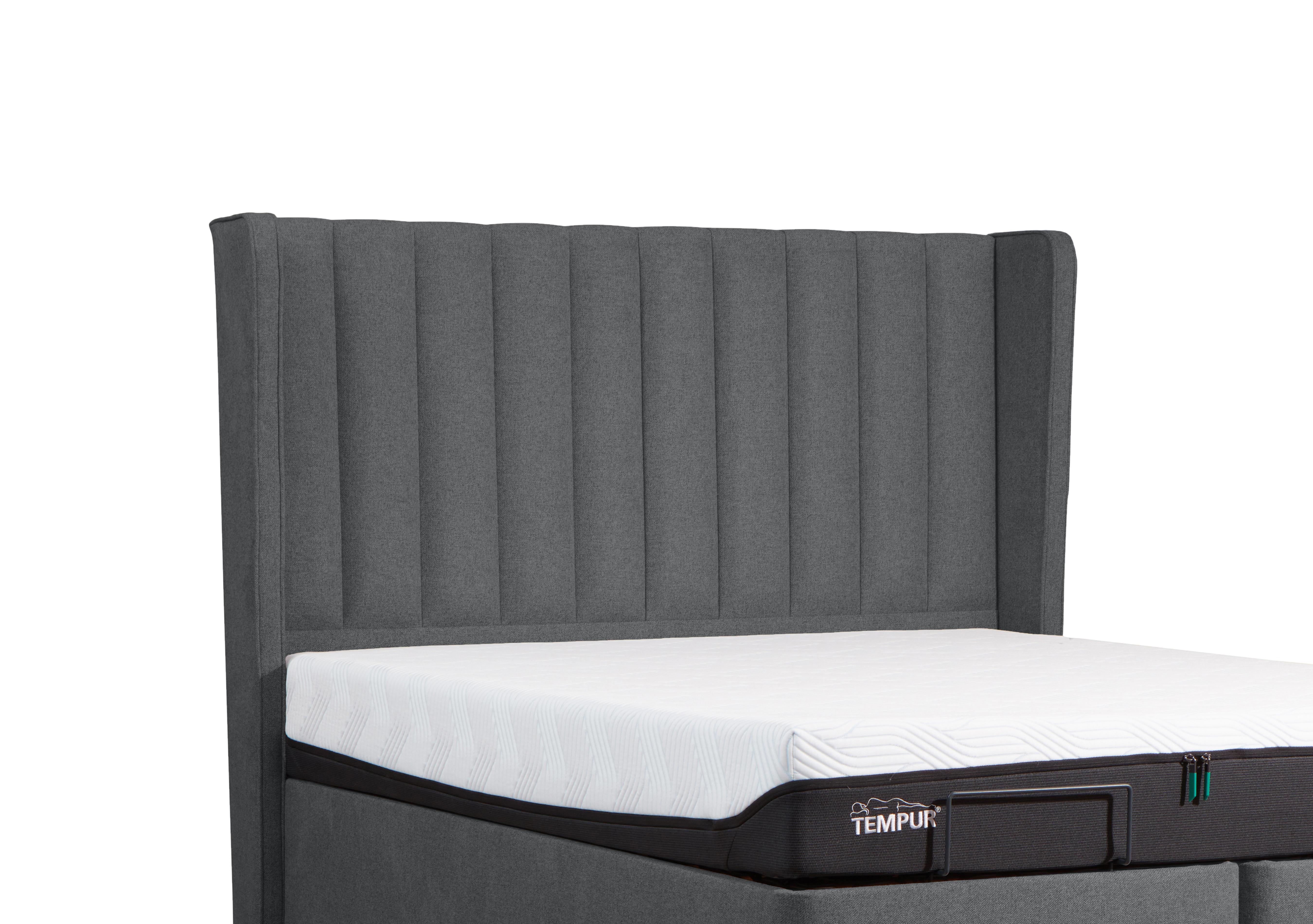 Suffolk Wickham Floor Standing Headboard in Soho Dark Grey on Furniture Village