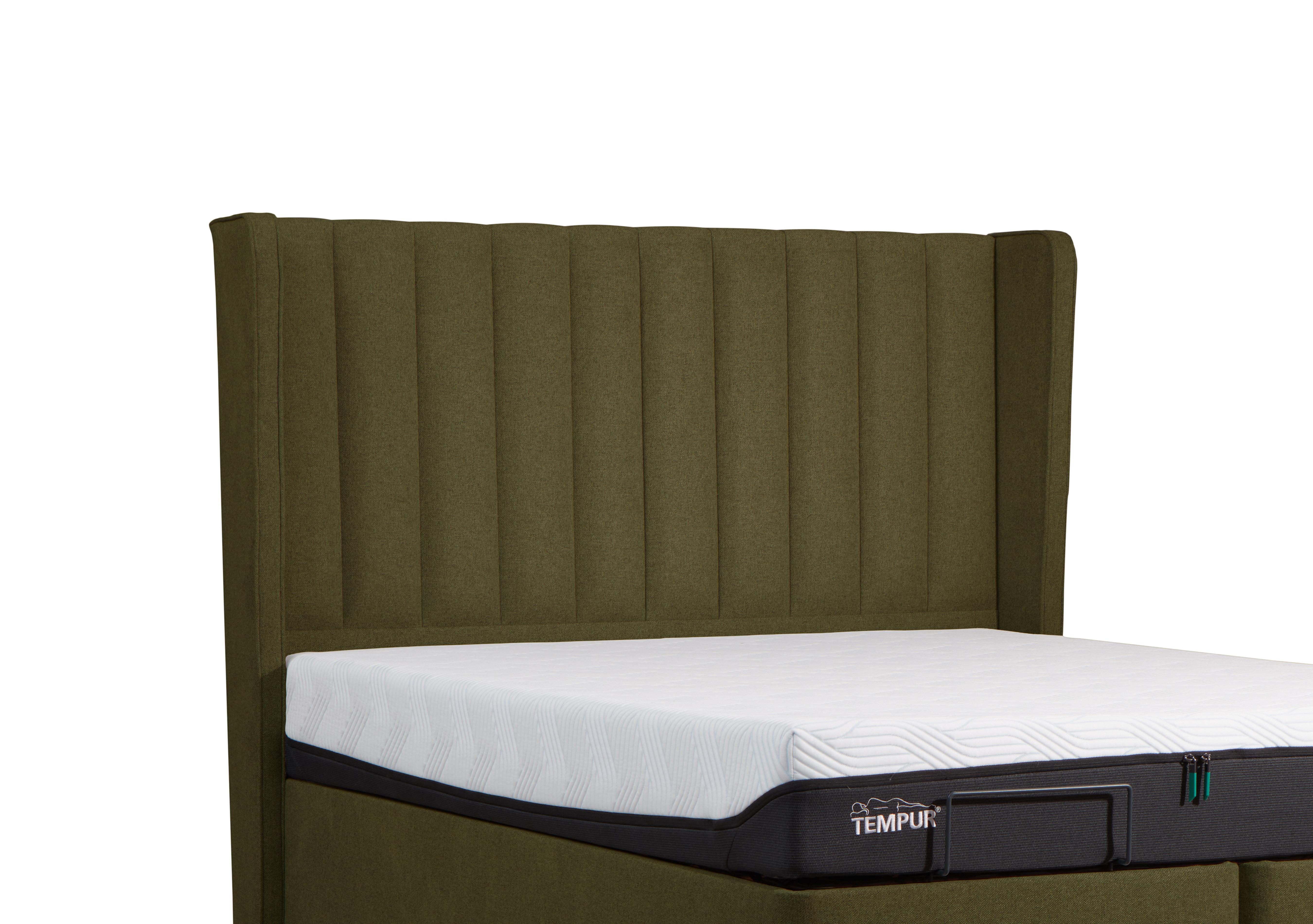 Suffolk Wickham Floor Standing Headboard in Soho Green on Furniture Village