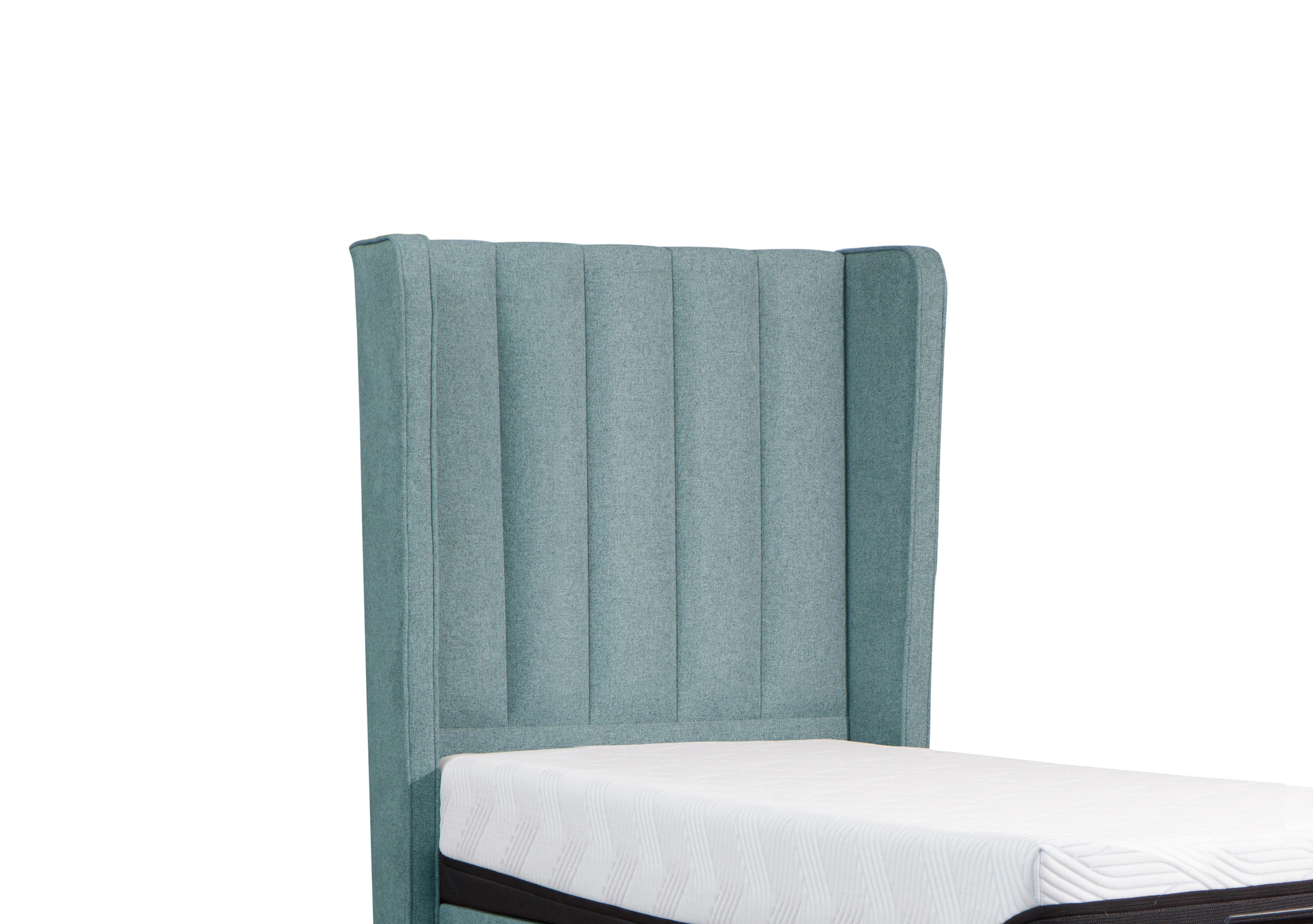 Suffolk Wickham Floor Standing Headboard in Soho Teal on Furniture Village