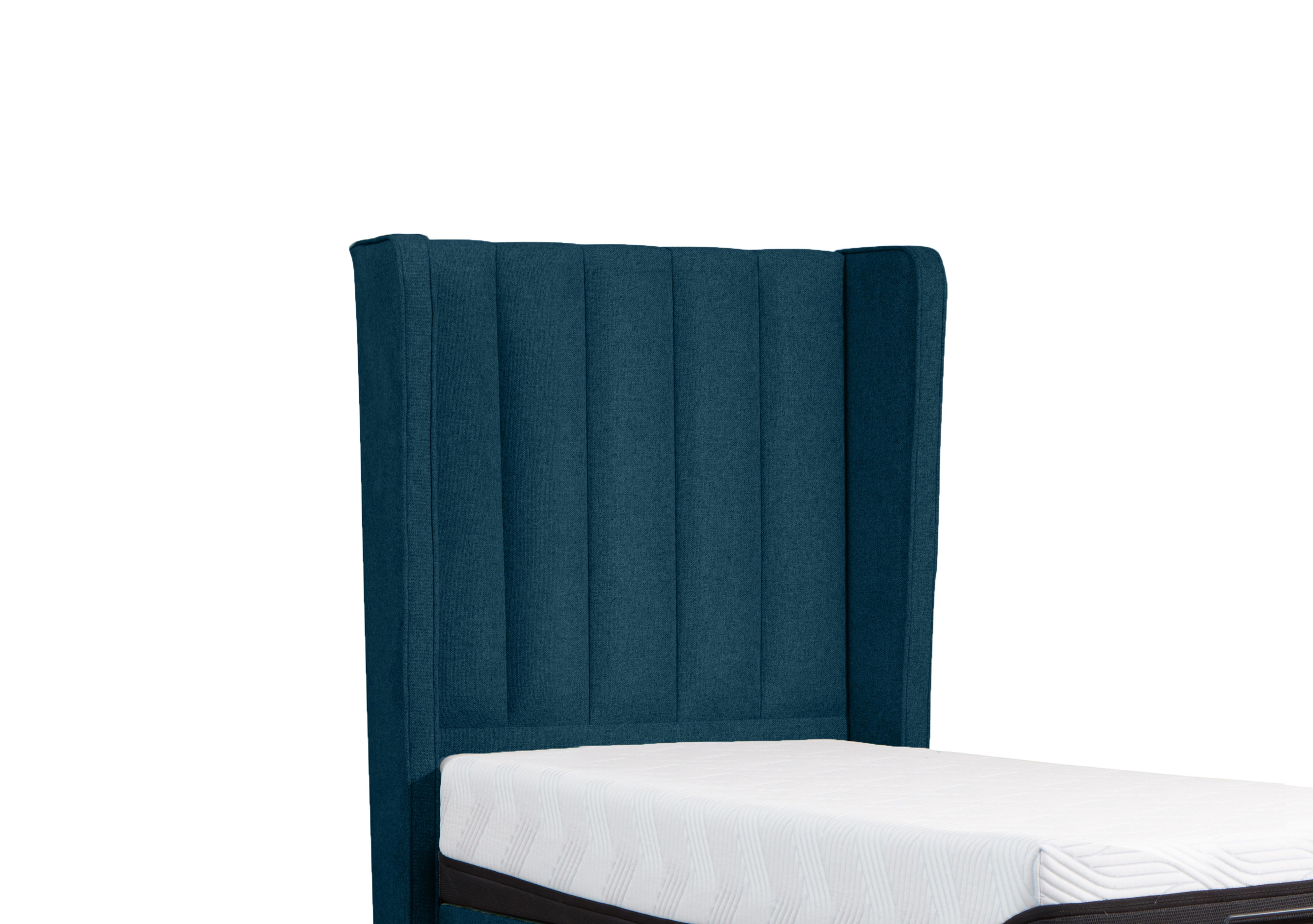 Suffolk Wickham Floor Standing Headboard in Velvet Aqua on Furniture Village