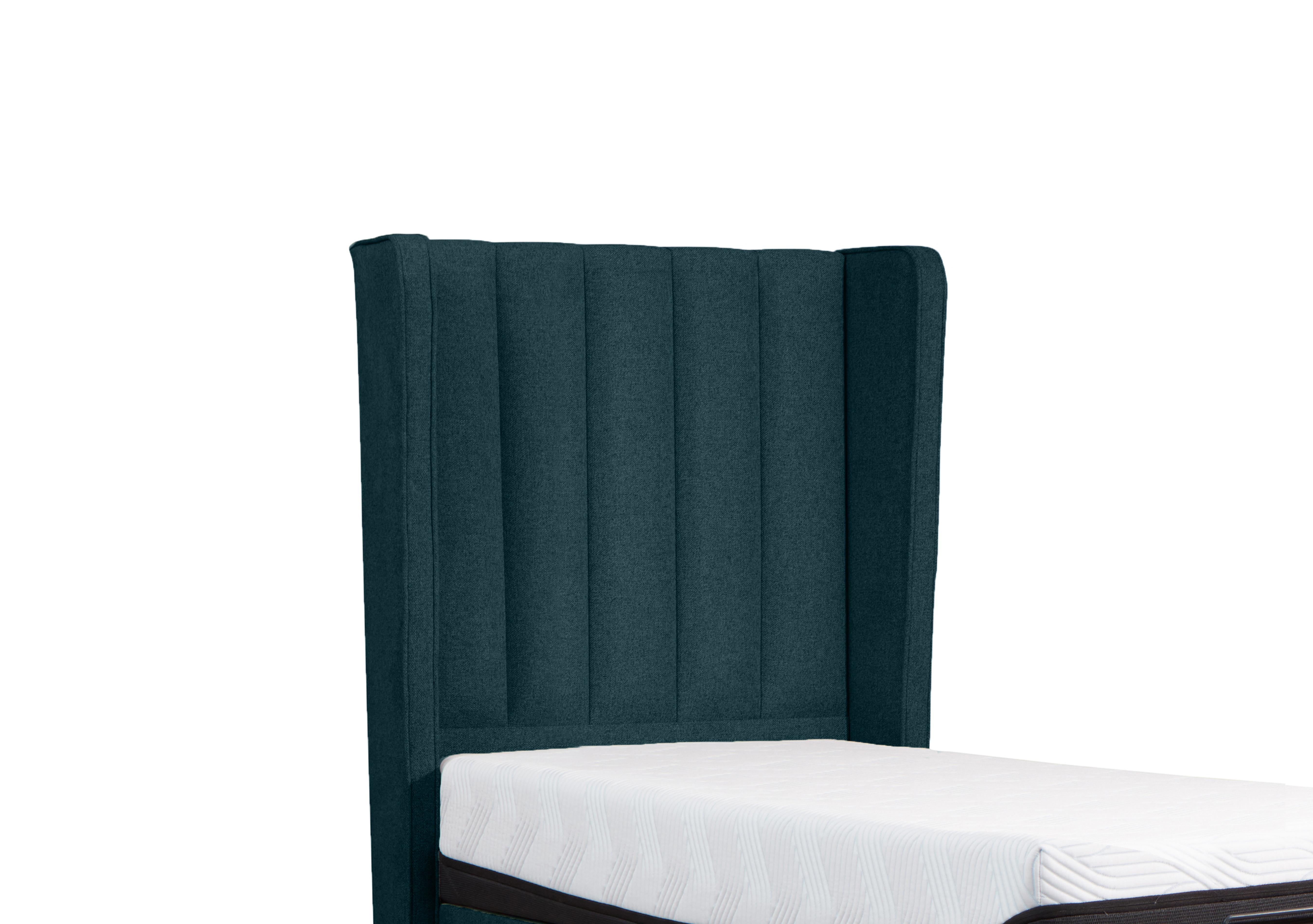 Suffolk Wickham Floor Standing Headboard in Velvet Emerald on Furniture Village