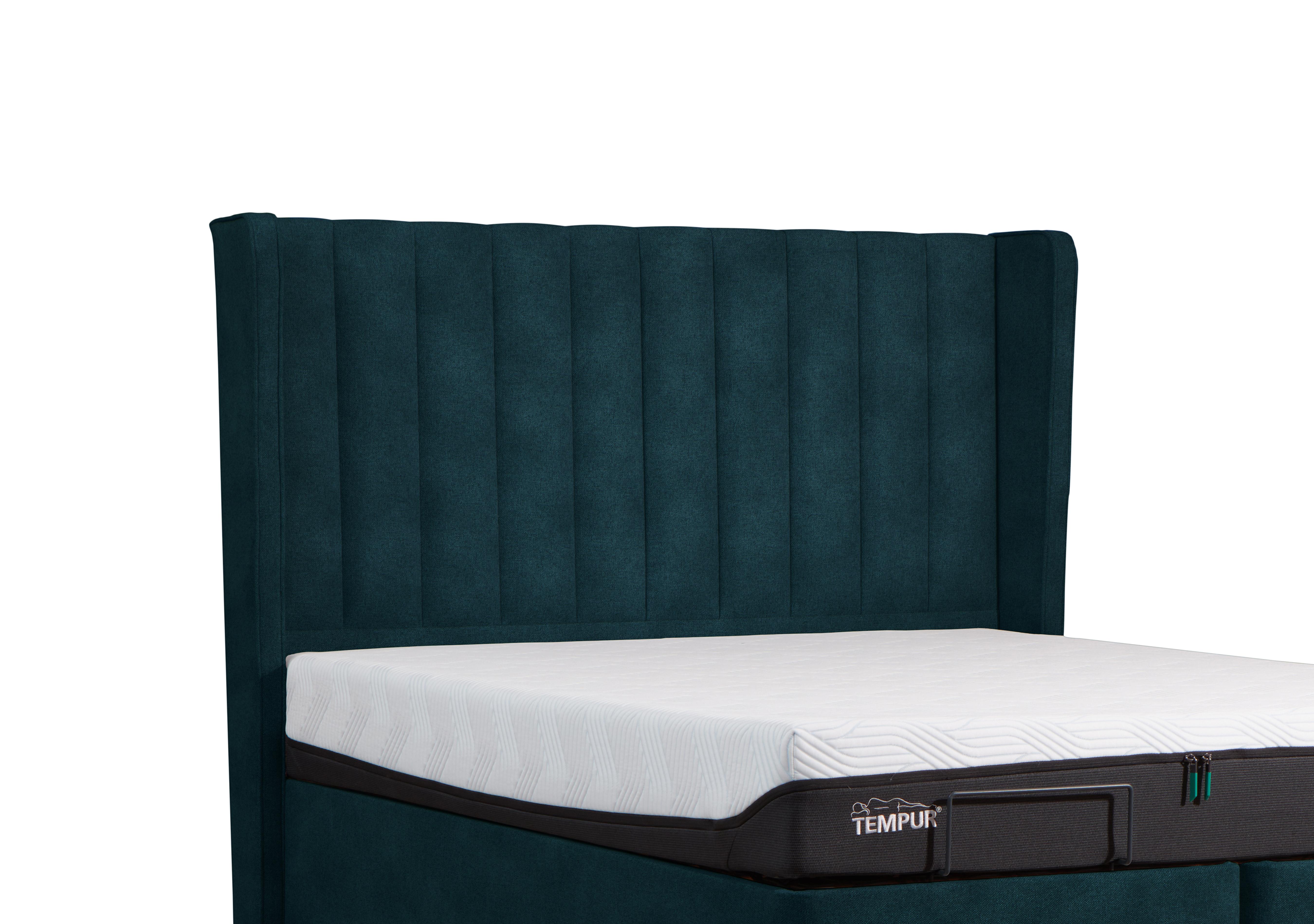 Suffolk Wickham Floor Standing Headboard in Velvet Emerald on Furniture Village