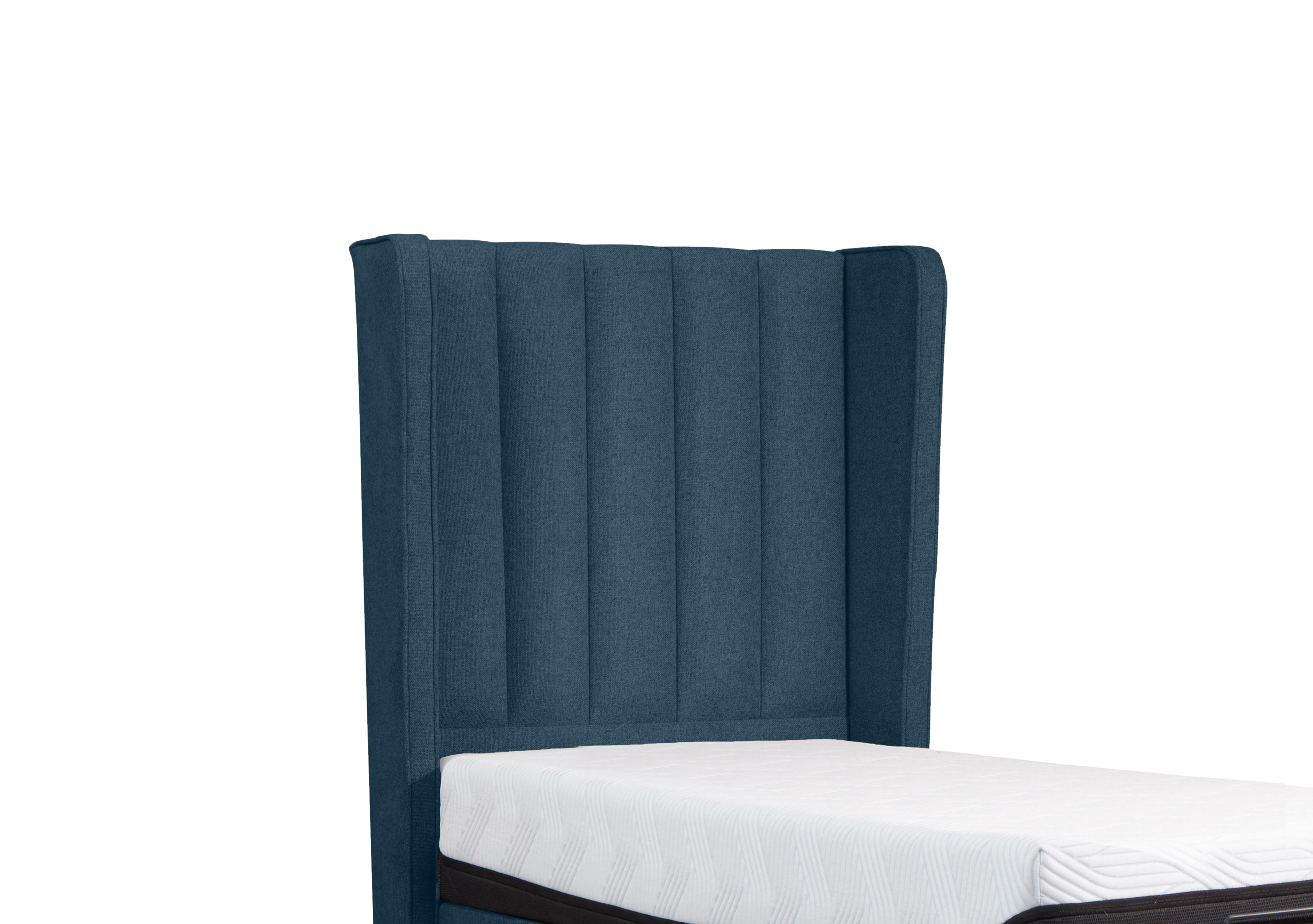 Suffolk Wickham Floor Standing Headboard in Velvet Teal on Furniture Village