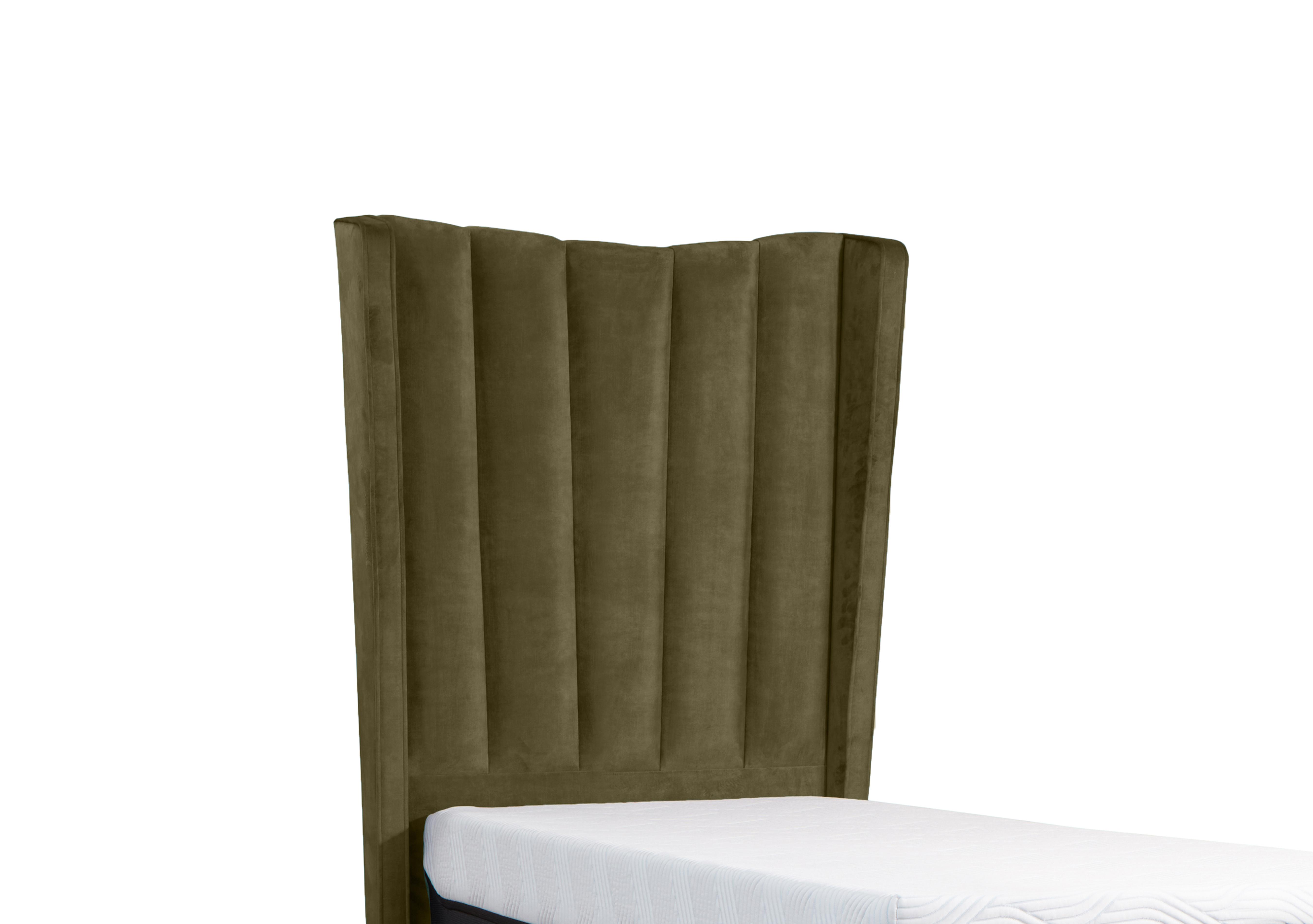 Suffolk Orford Floor Standing Headboard in Soho Green on Furniture Village