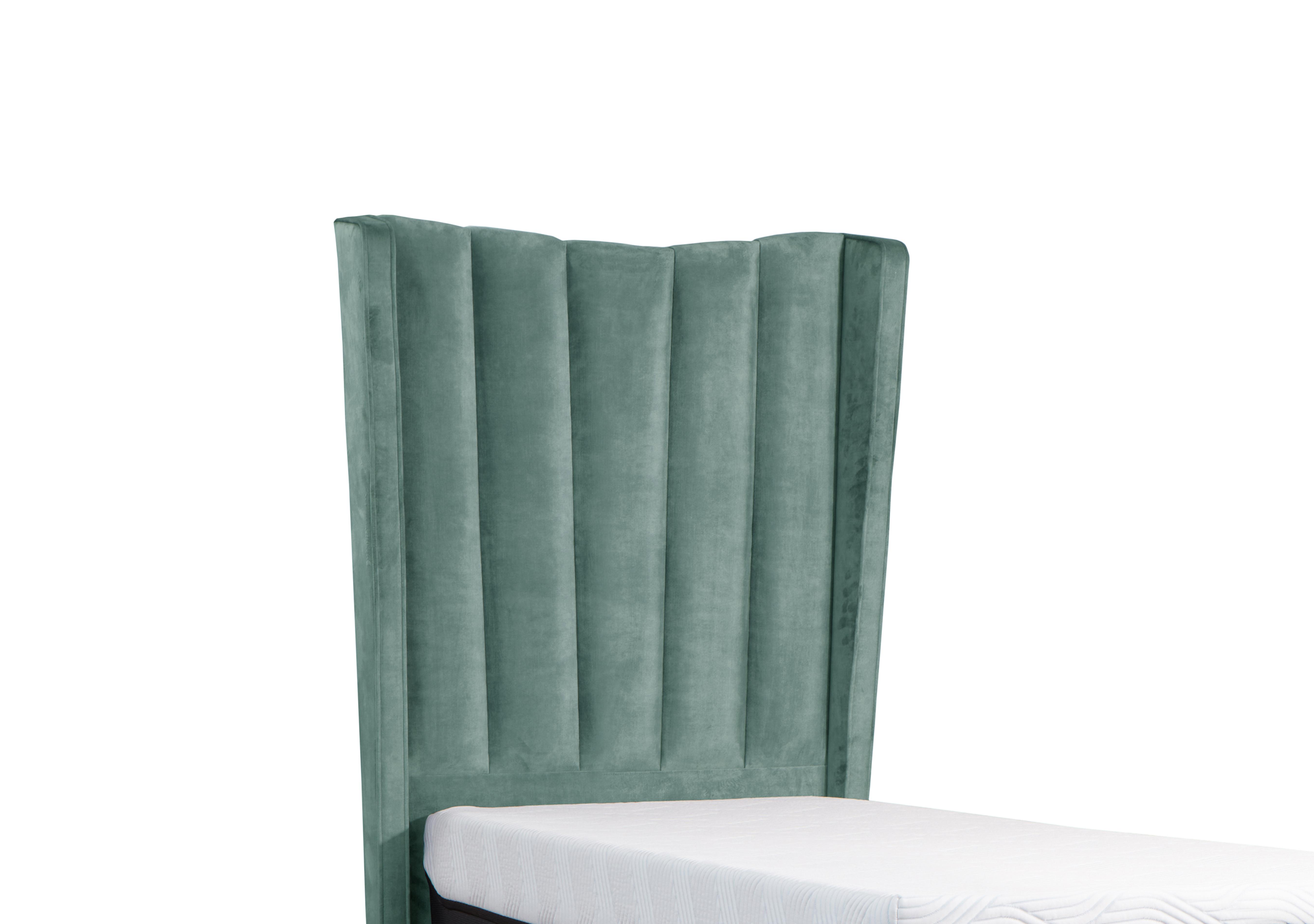 Suffolk Orford Floor Standing Headboard in Soho Teal on Furniture Village