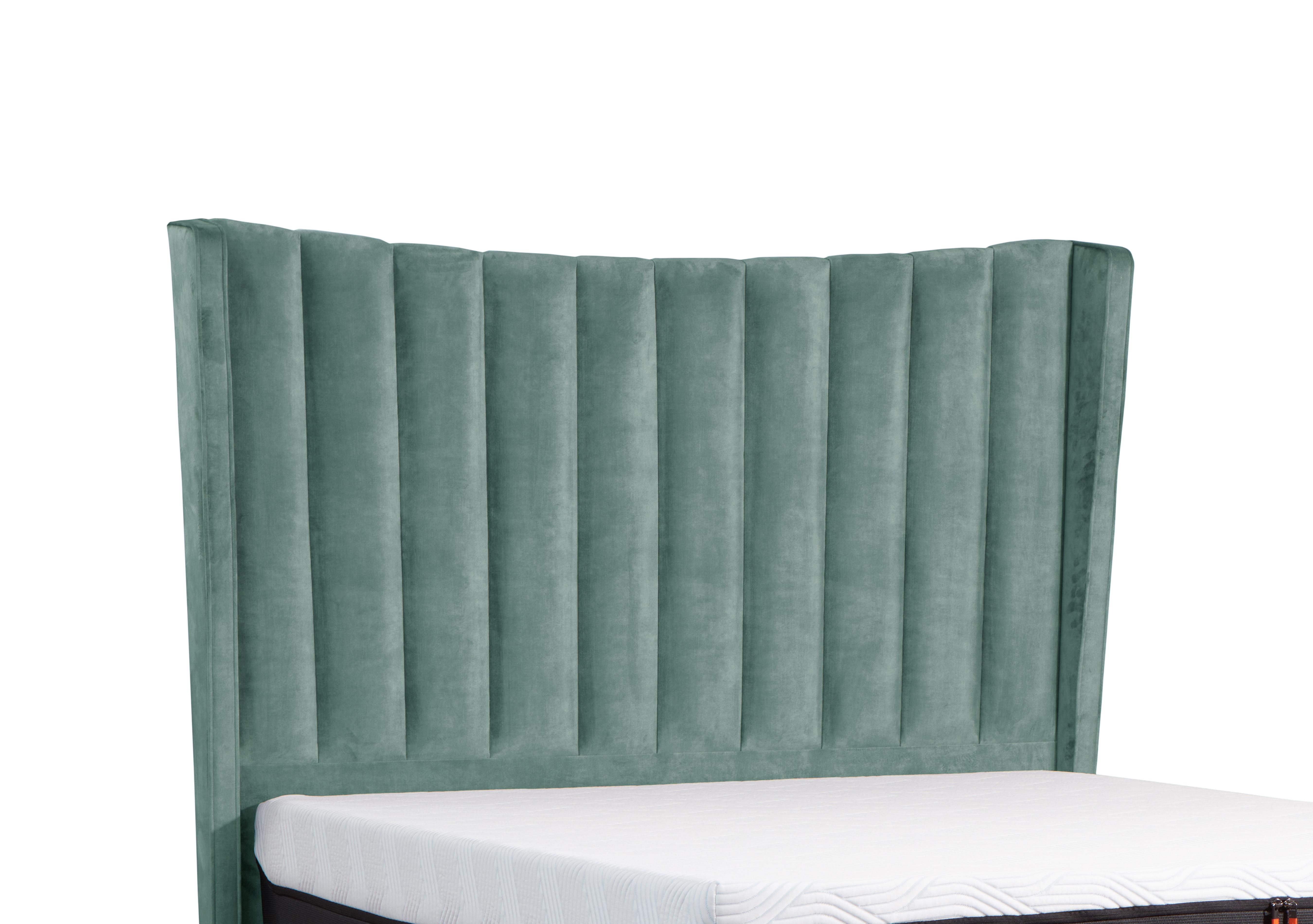 Suffolk Orford Floor Standing Headboard in Soho Teal on Furniture Village